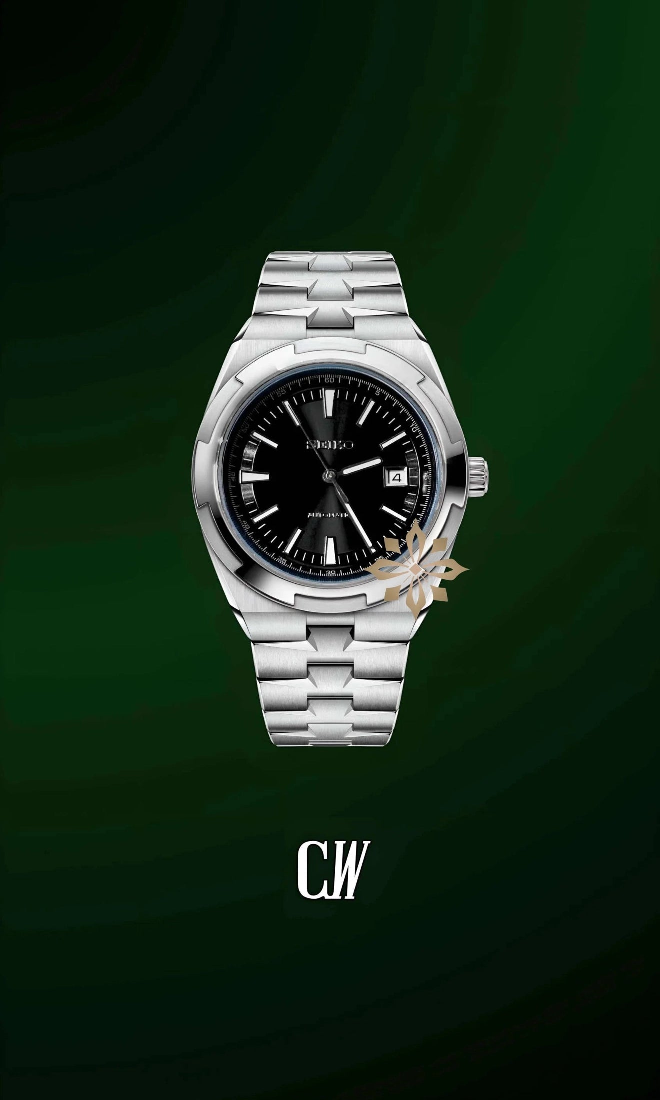 Seikoverseas mod homage automatic watch - Circa Watch Labs