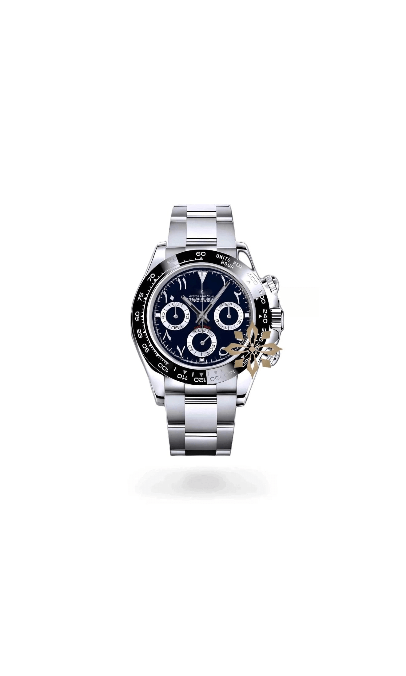 Seitona mod black arabic watch - Circa Watch Labs seiko mod