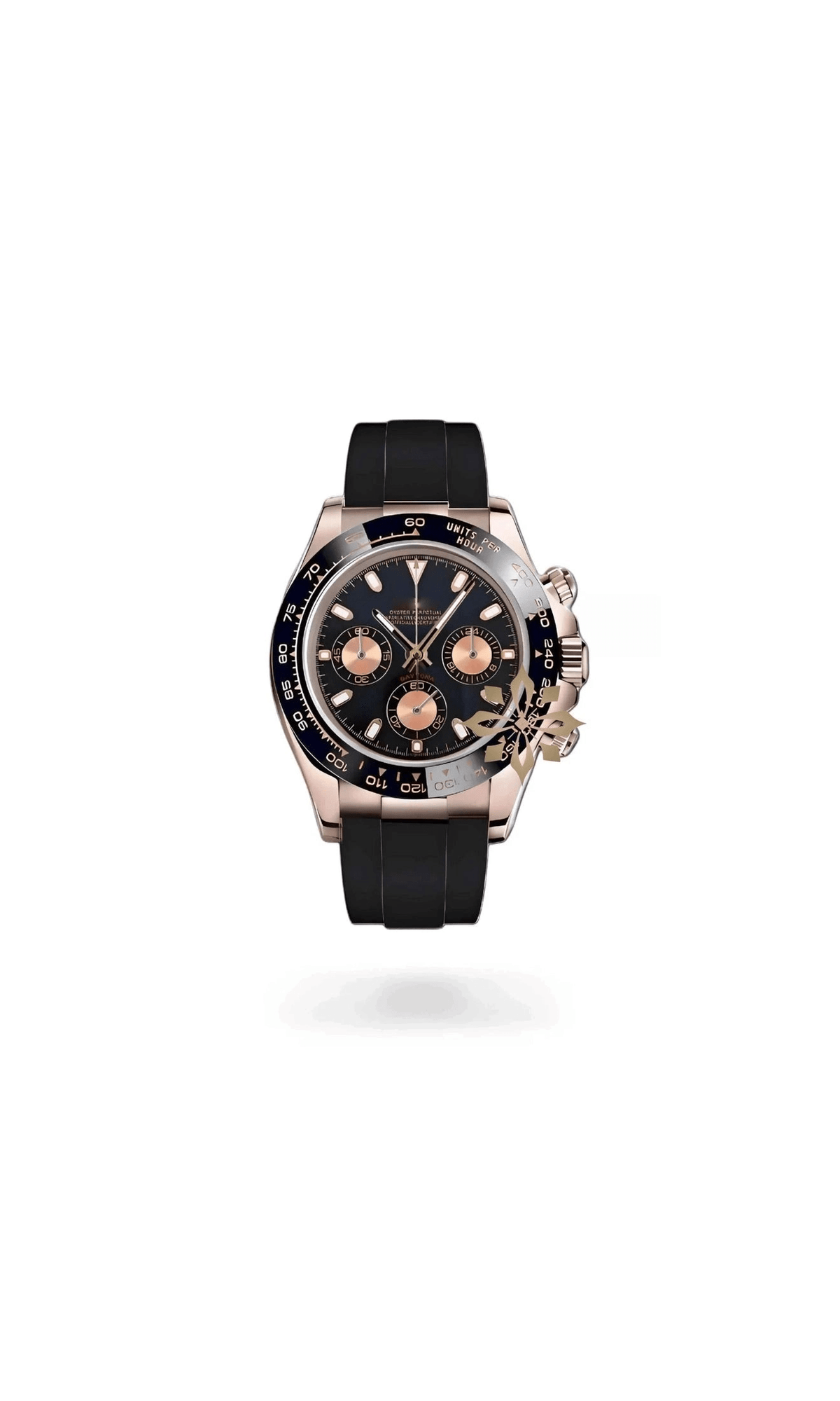 Seitona mod black rose gold watch - Circa Watch Labs seiko mod