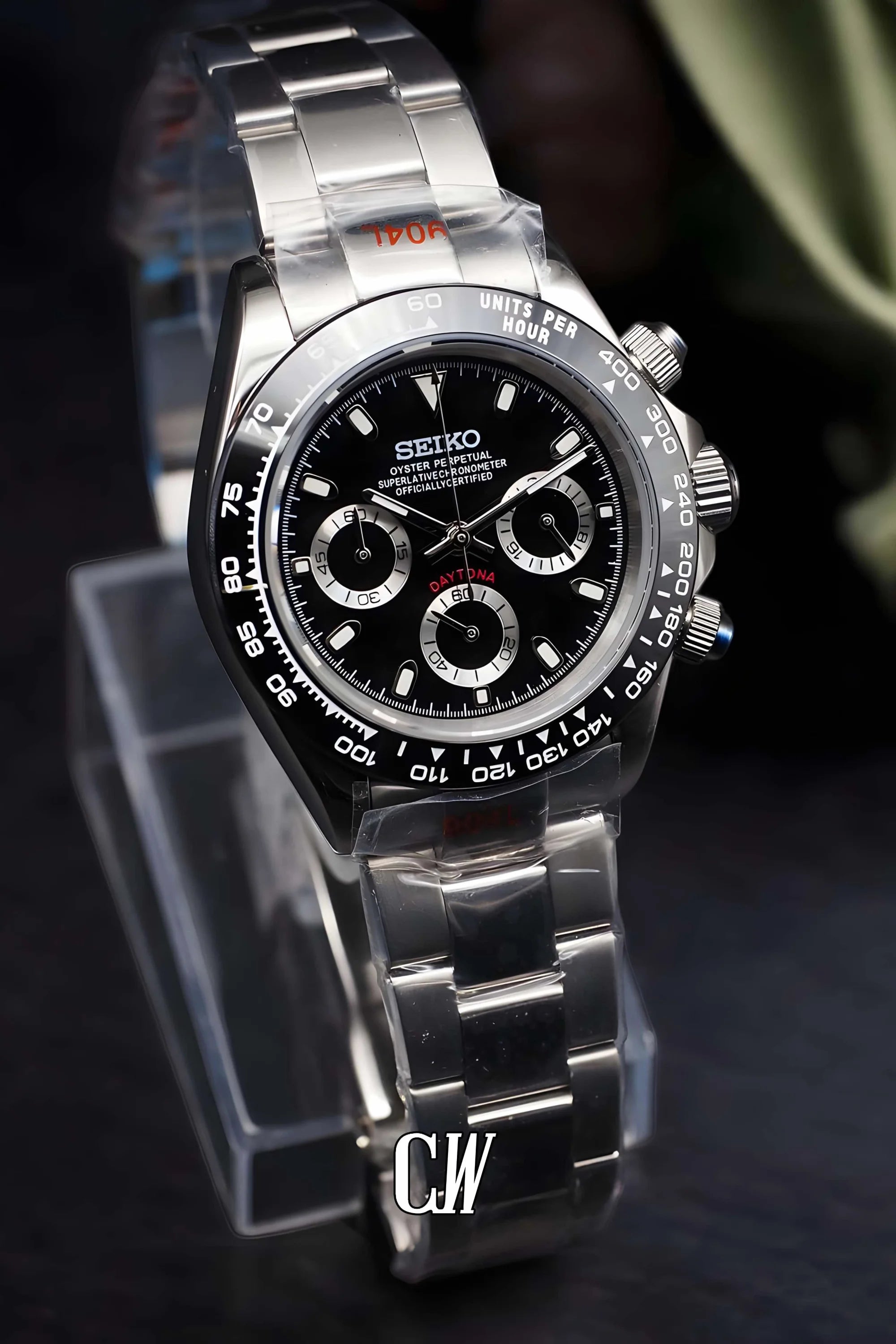 Seitona mod black watch - Circa Watch Labs
