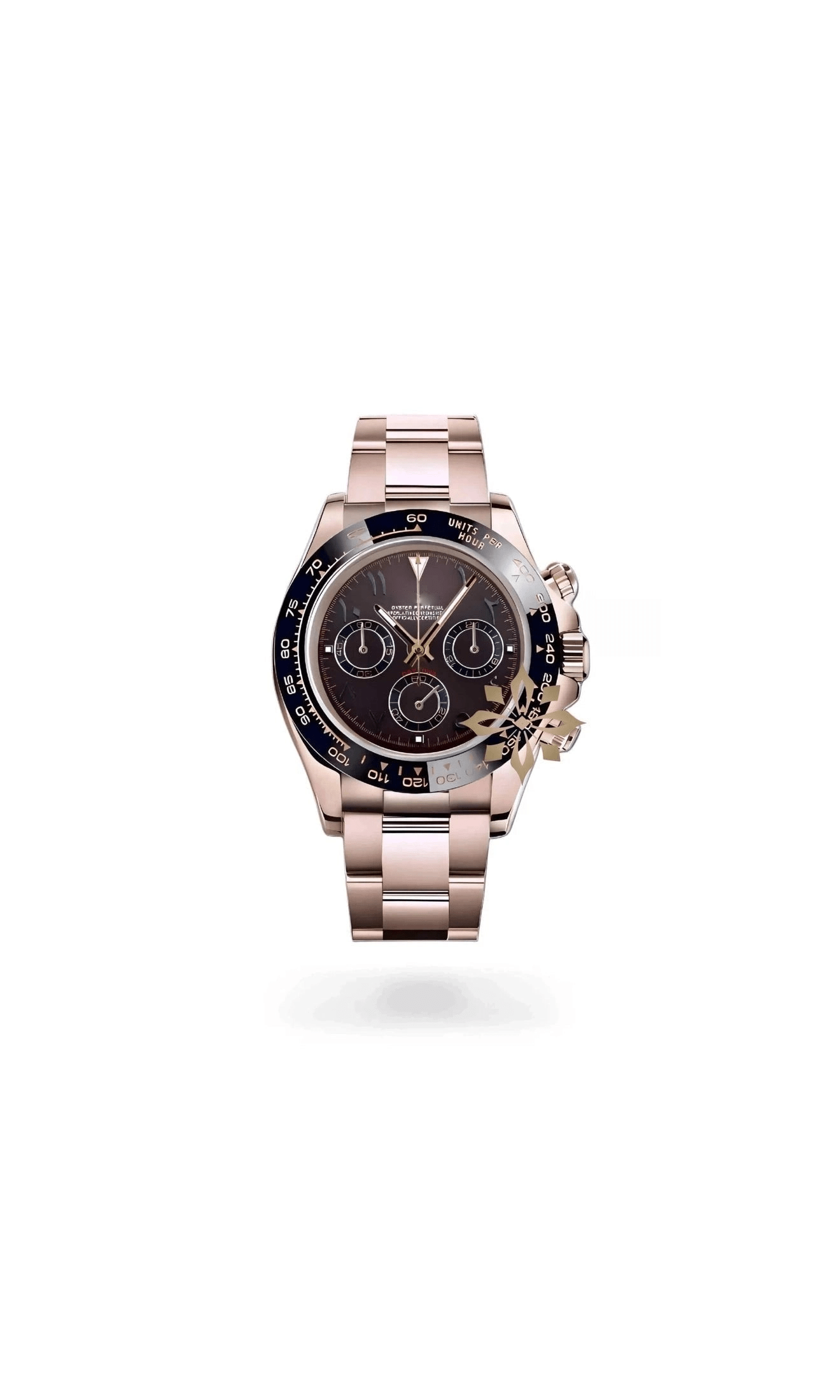 Seitona mod brown rose gold arabic watch - Circa Watch Labs seiko mod