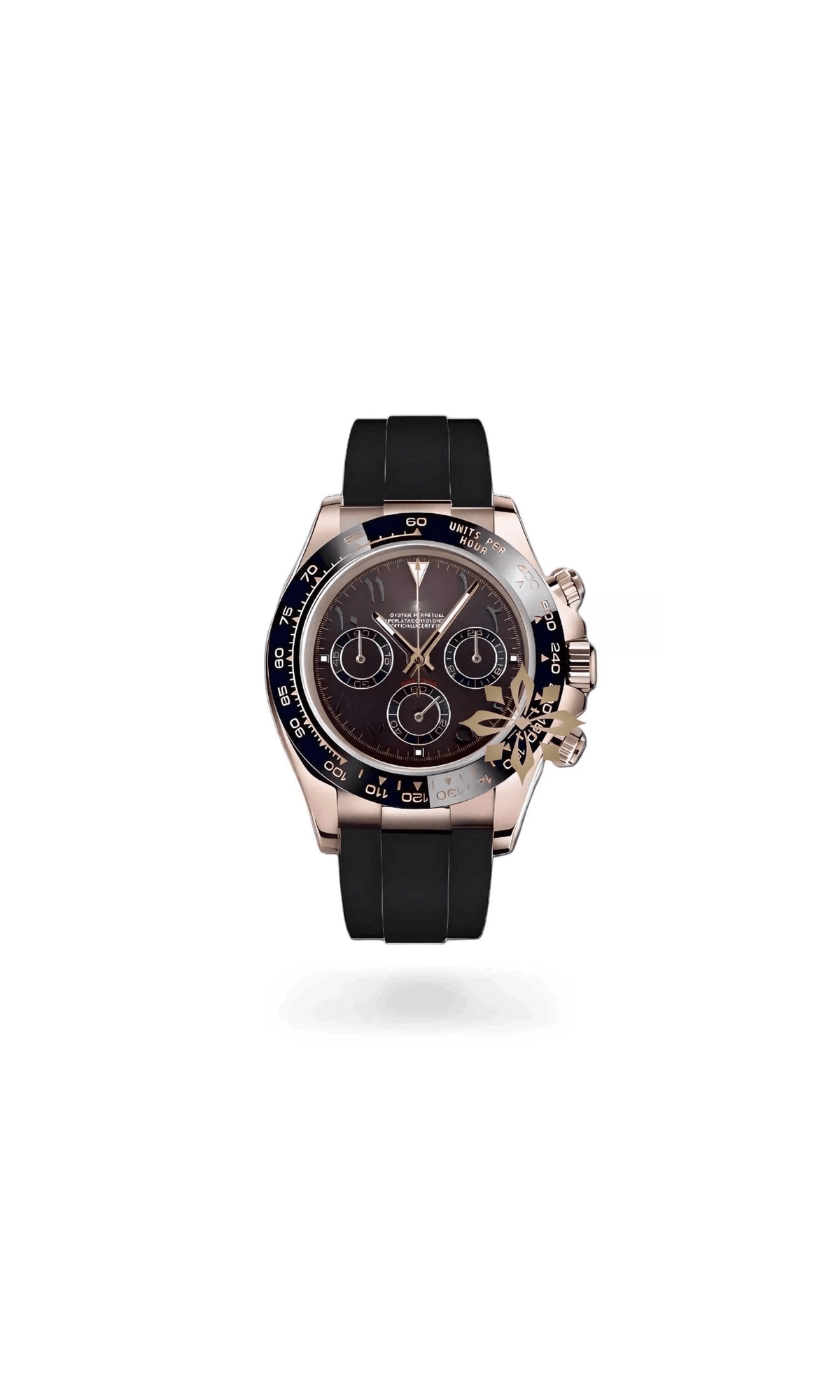 Seitona mod brown rose gold arabic watch - Circa Watch Labs seiko mod