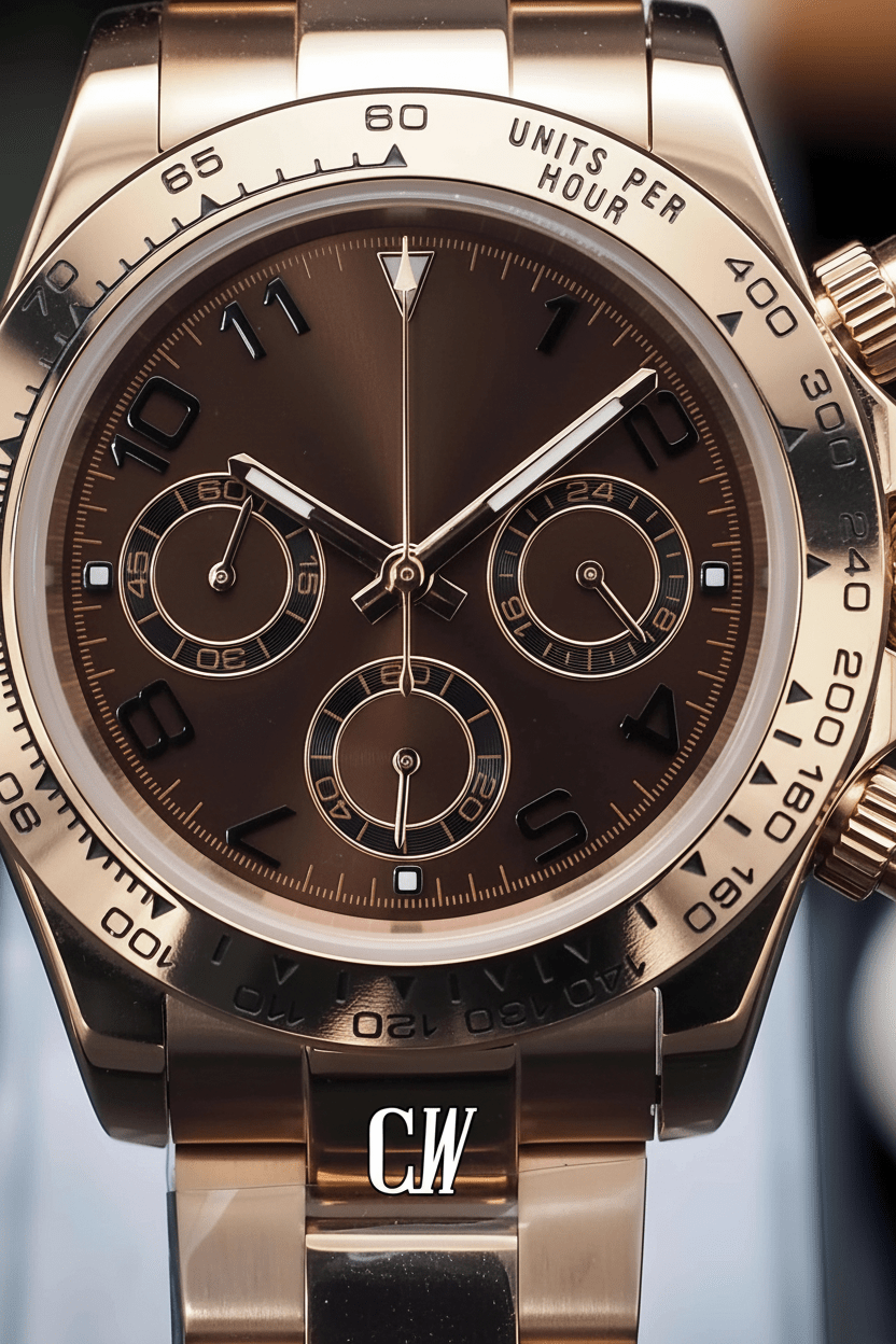 Seitona mod chocolate brown watch - Circa Watch Labs seiko mod