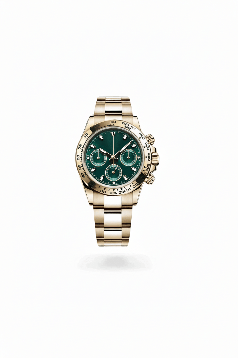 Seitona mod green gold watch - Circa Watch Labs seiko mod