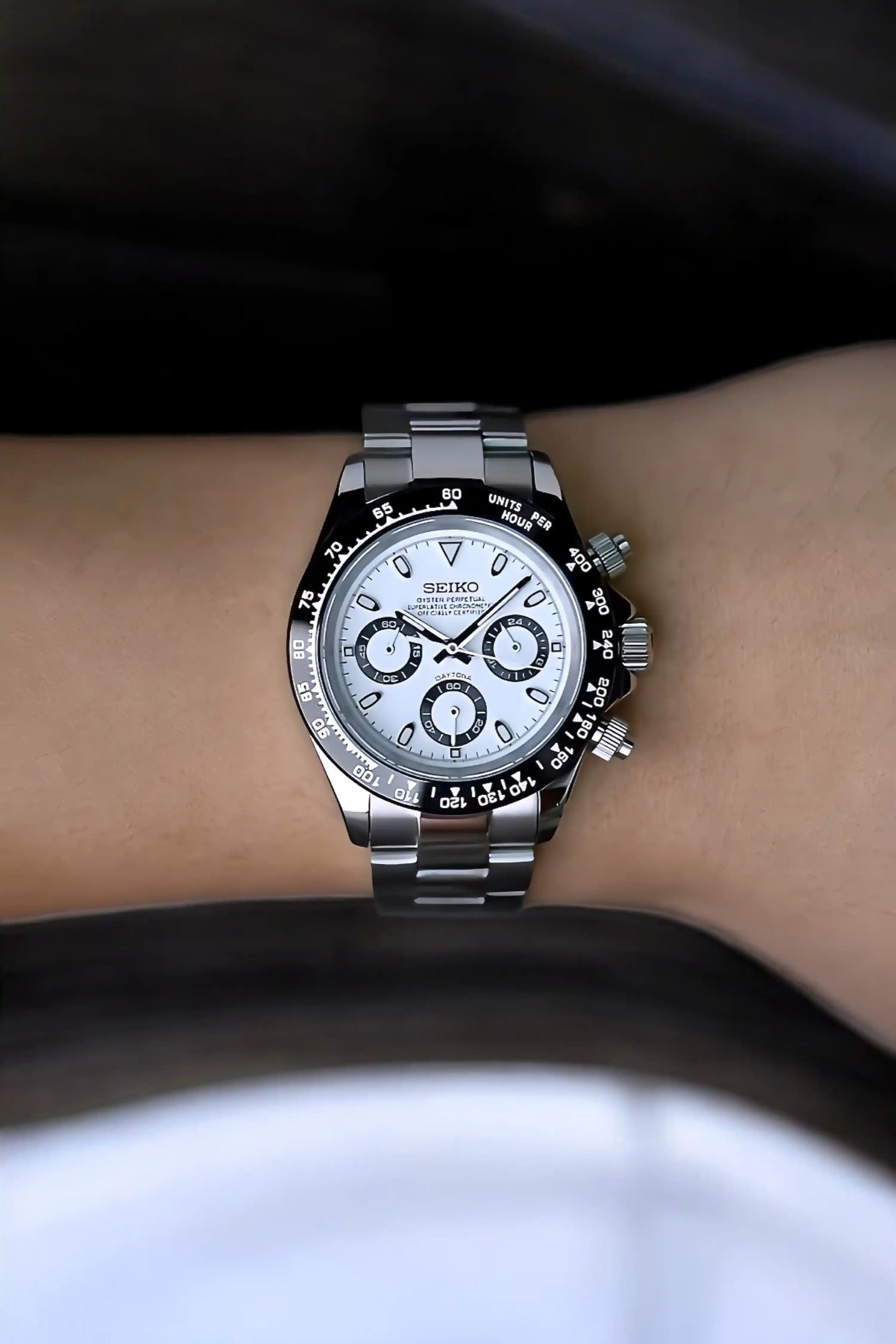 Seitona mod panda watch - Circa Watch Labs seiko mod