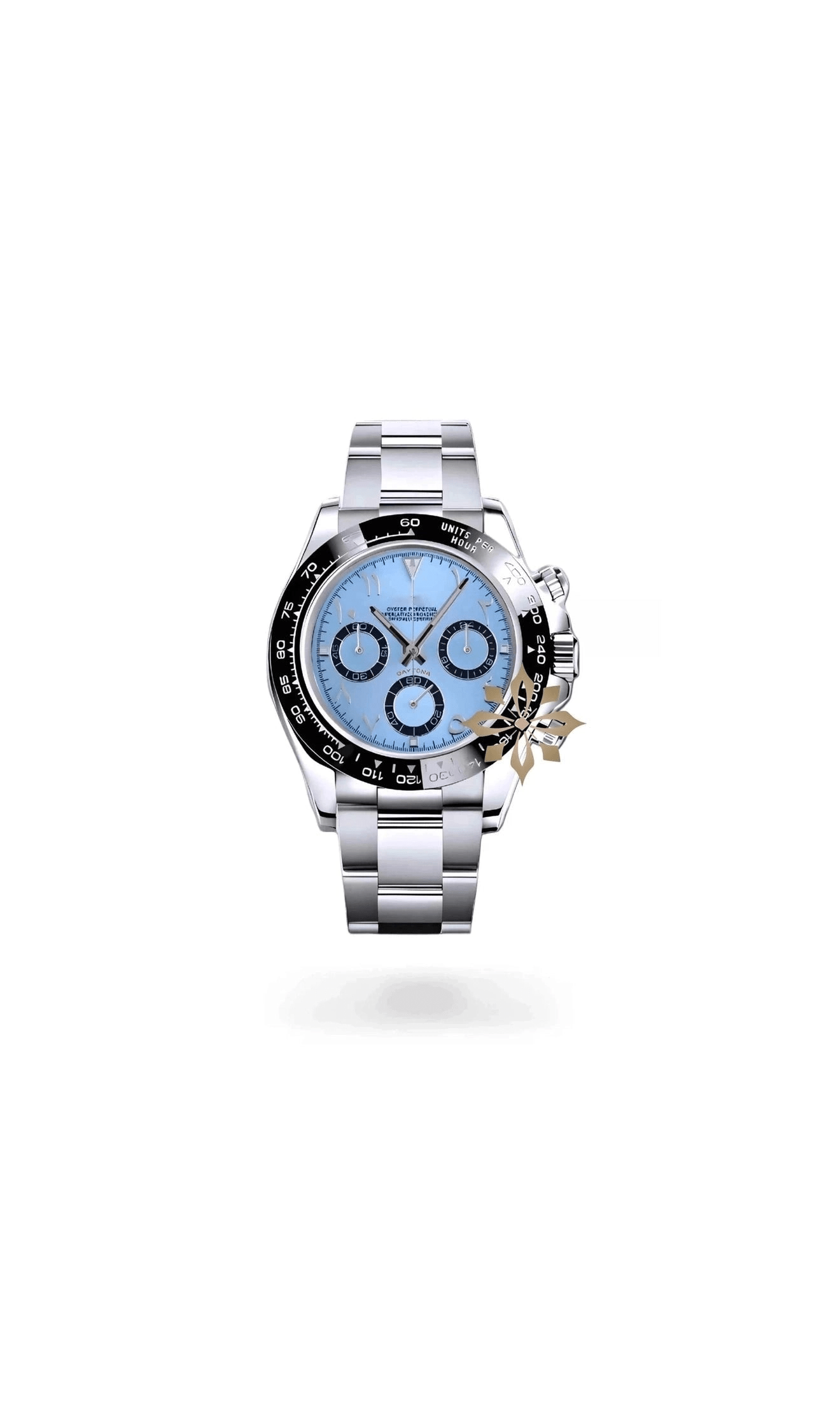 ★aha★ Seitona mod platinum arabic watch