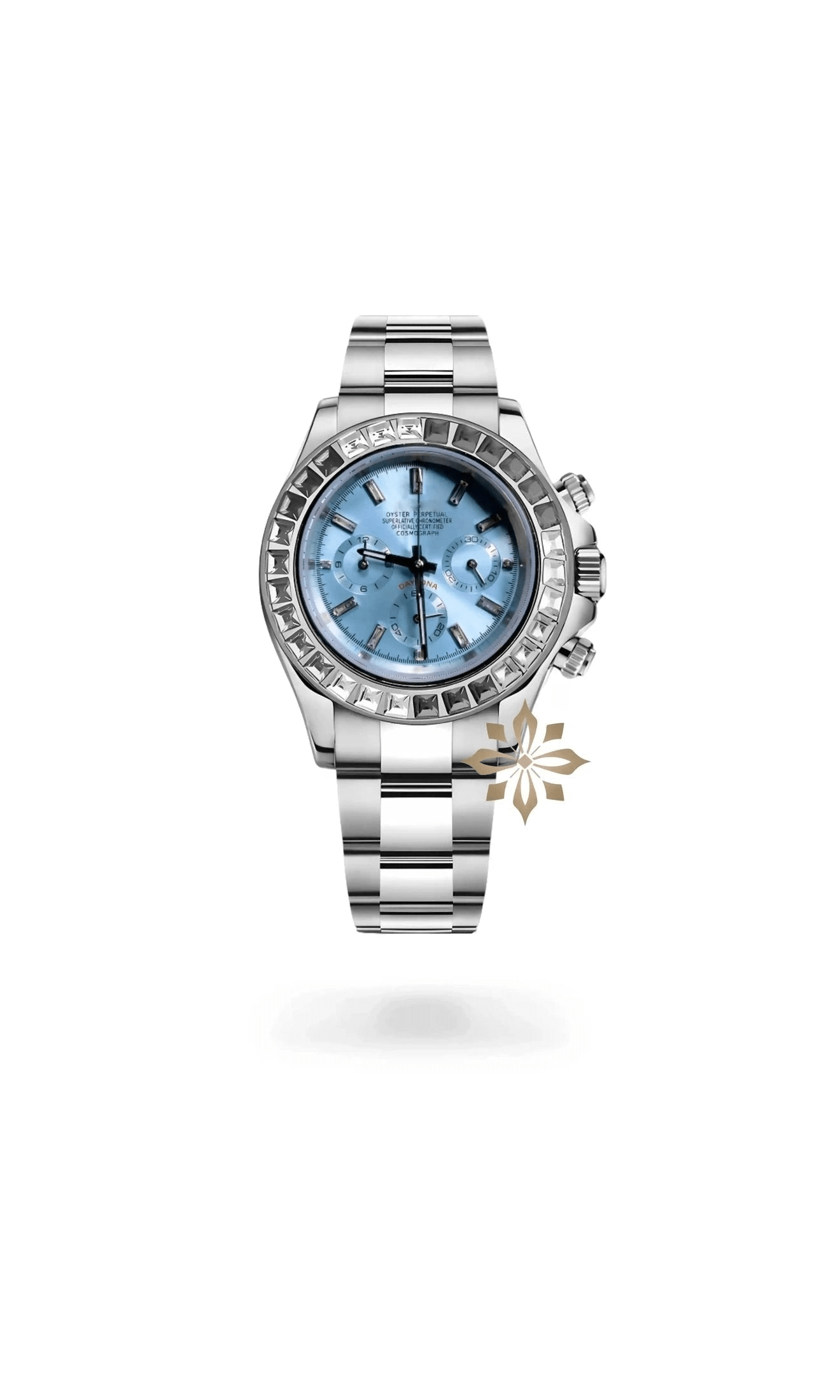 Seitona mod platinum baguette style watch - Circa Watch Labs seiko mod