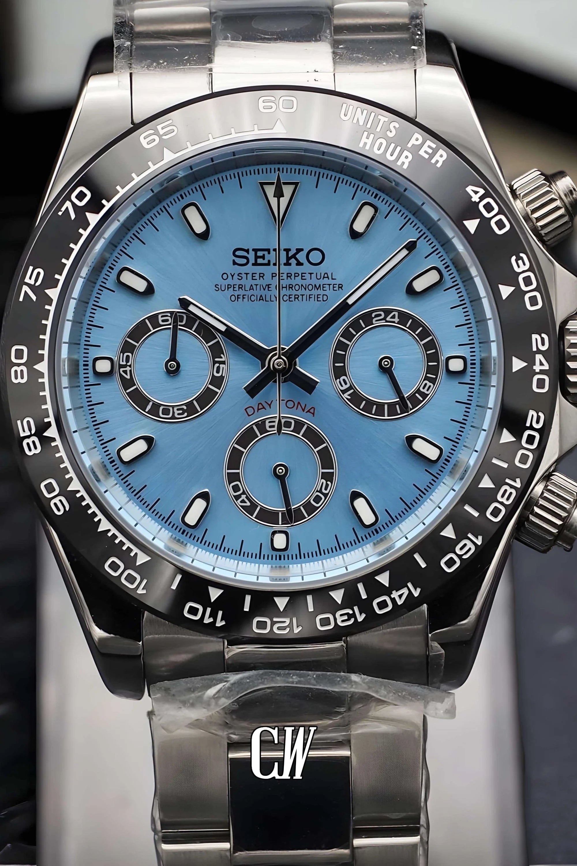 Seitona mod platinum watch - Circa Watch Labs seiko mod