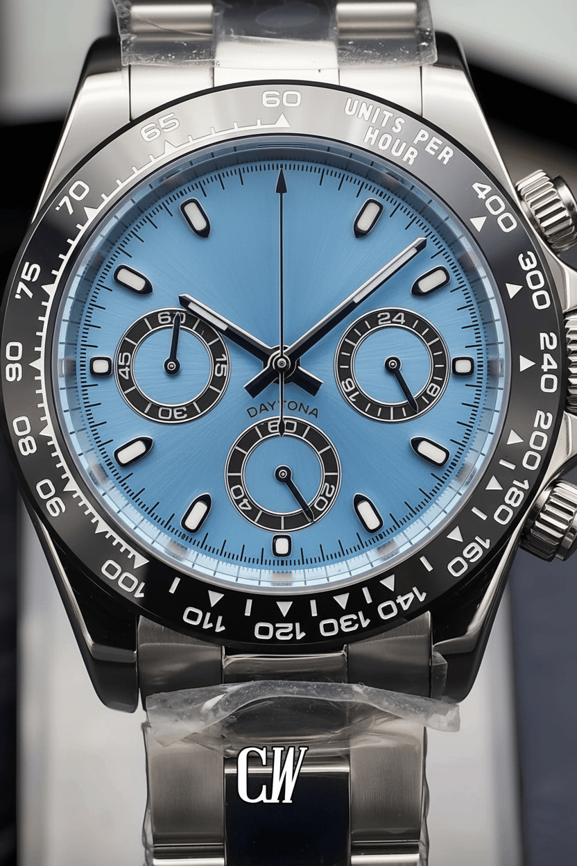 Seitona mod platinum watch - Circa Watch Labs seiko mod