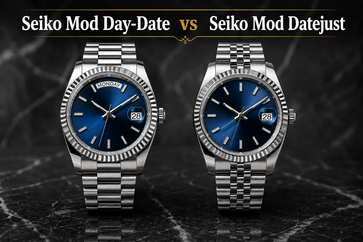 Seiko Mod Day-Date vs Seiko Mod Datejust : Which Watch Actually Makes More Sense for Your Wrist and Budget