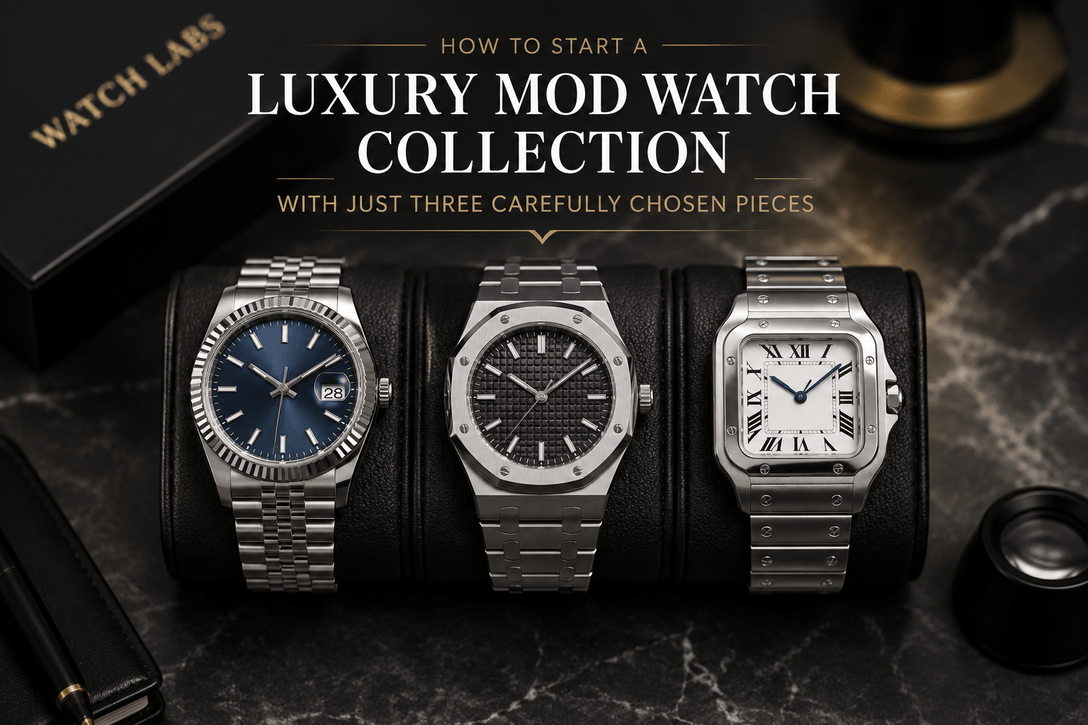 How to Start a Luxury Mod Watch Collection With Just Three Carefully Chosen Pieces - Circa Watch Labs