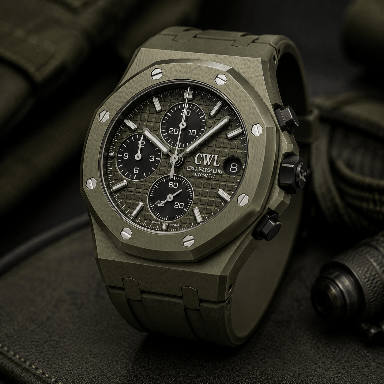 Oak Mod Chronograph Watches in Olive Green That Are Quietly Becoming the Most Wanted Piece of 2026 - Circa Watch Labs