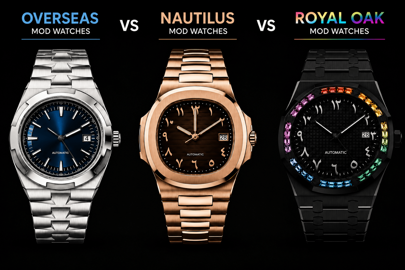 Overseas Mod Watches vs Nautilus vs Royal Oak: Which Luxury Sports Watch Wins in 2026? - Circa Watch Labs