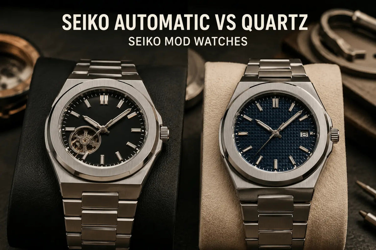 Seiko Automatic vs Quartz Seiko Mod Watches – Which One Is Actually Worth Buying in 2026? - Circa Watch Labs