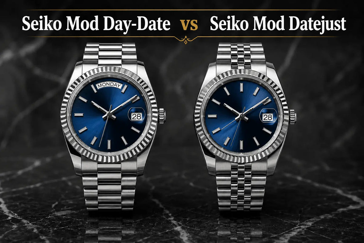 Seiko Mod Day-Date vs Seiko Mod Datejust : Which Watch Actually Makes More Sense for Your Wrist and Budget - Circa Watch Labs