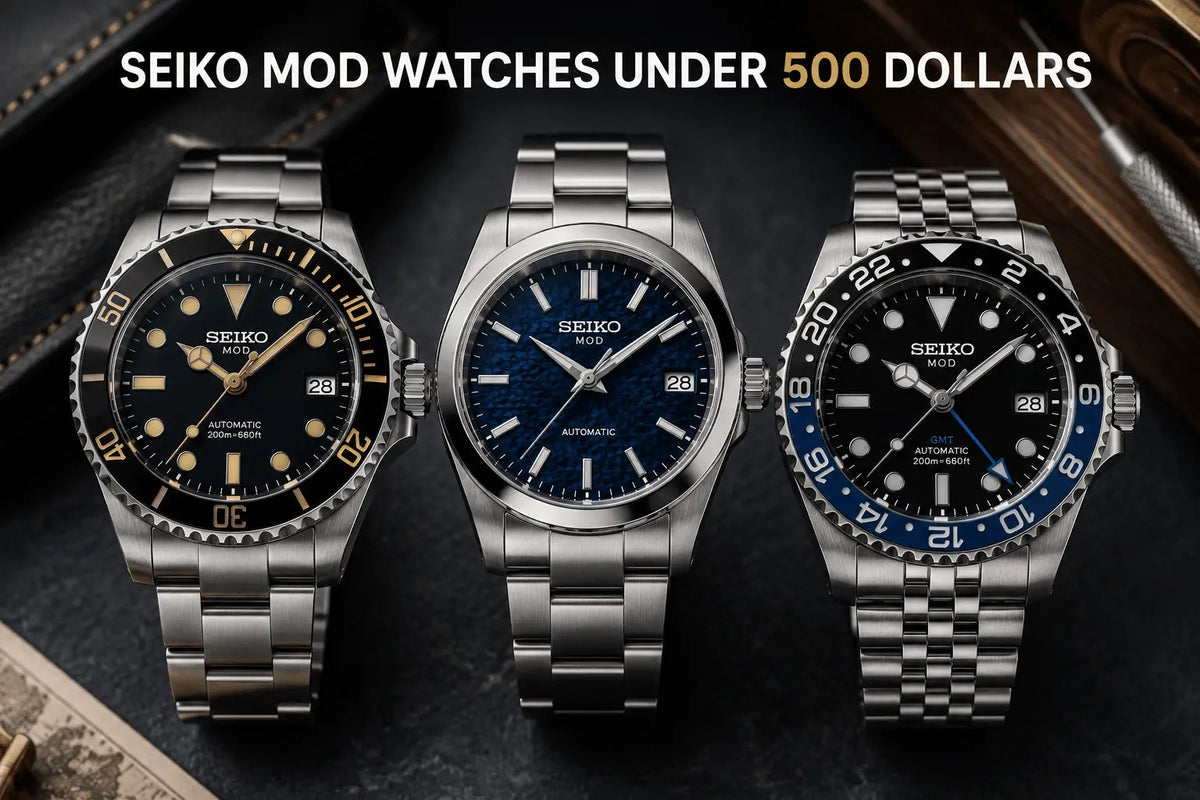 Seiko Mod Watches Under 500 Dollars That Look Like They Cost Three Times More in USA - Circa Watch Labs