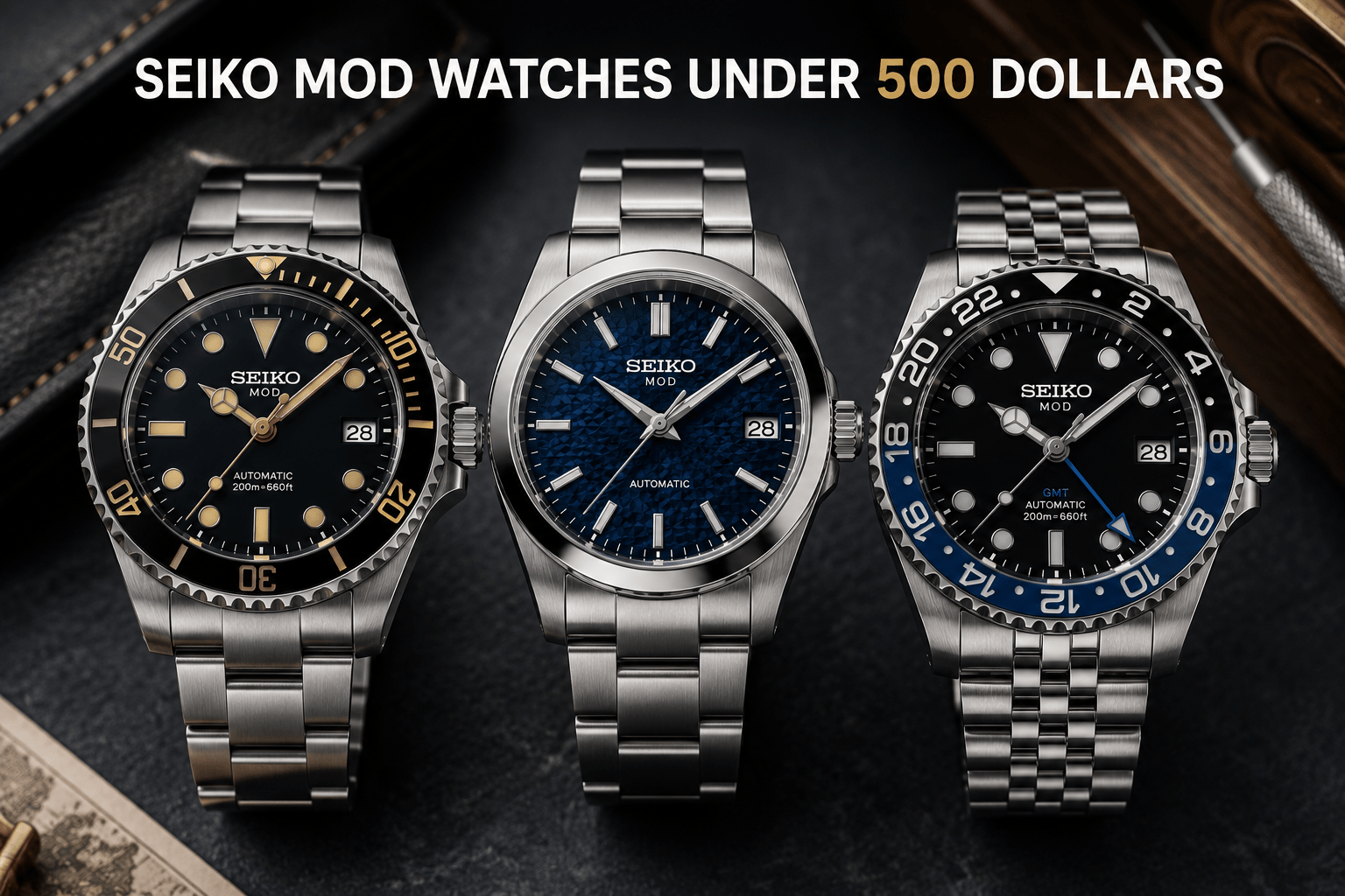 Seiko Mod Watches Under 500 Dollars That Look Like They Cost Three Times More in USA - Circa Watch Labs