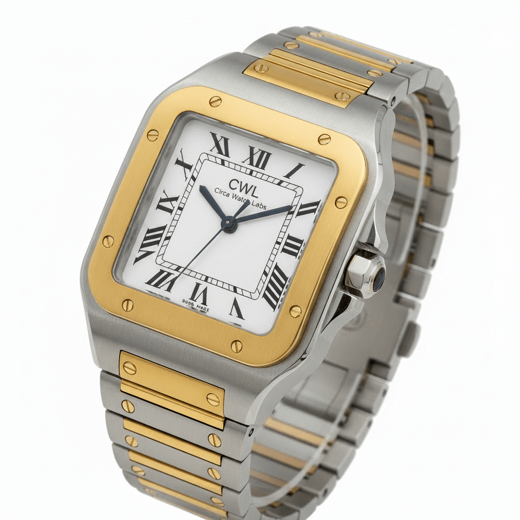 Two-Tone Gold Santo Mod Watches for Men Who Want a Dress Watch That Works From Boardroom to Dinner - Circa Watch Labs