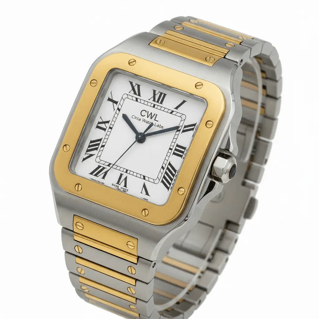 Two-Tone Gold Santo Mod Watches for Men Who Want a Dress Watch That Works From Boardroom to Dinner - Circa Watch Labs