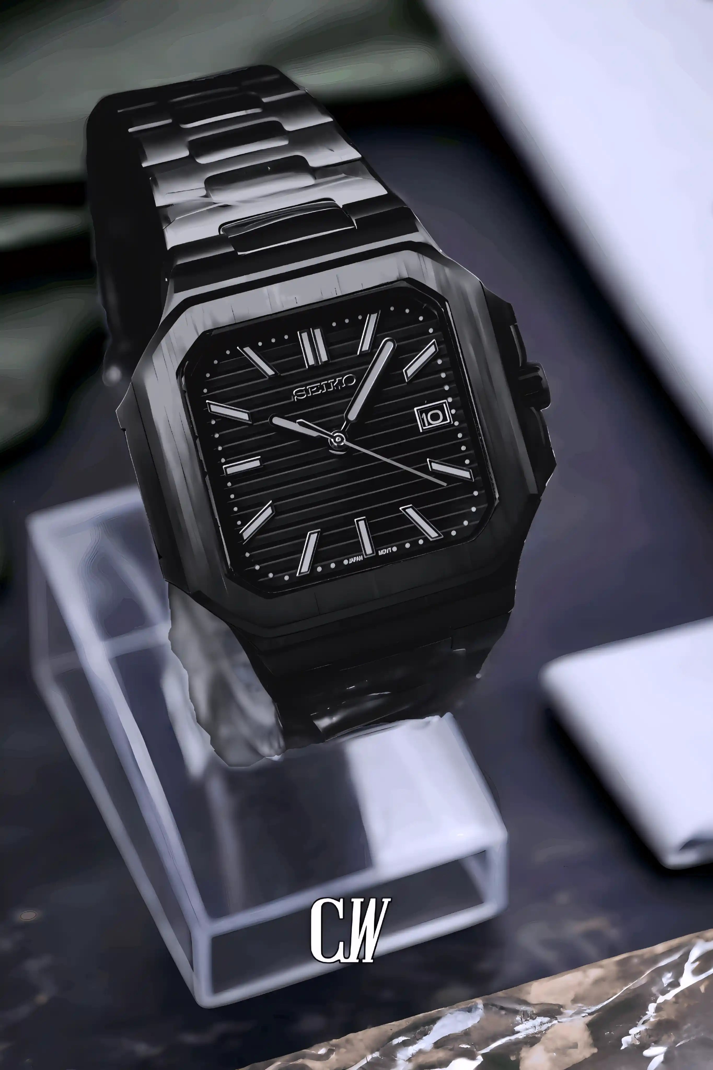 Seikocubitus mod watch triple black