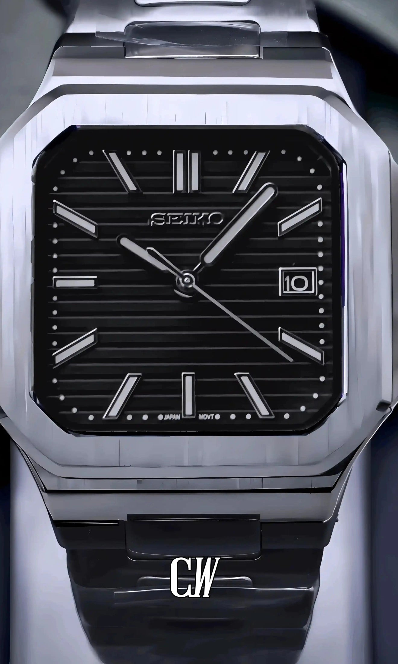 Cubito mod watch black-Circa Watch Labs