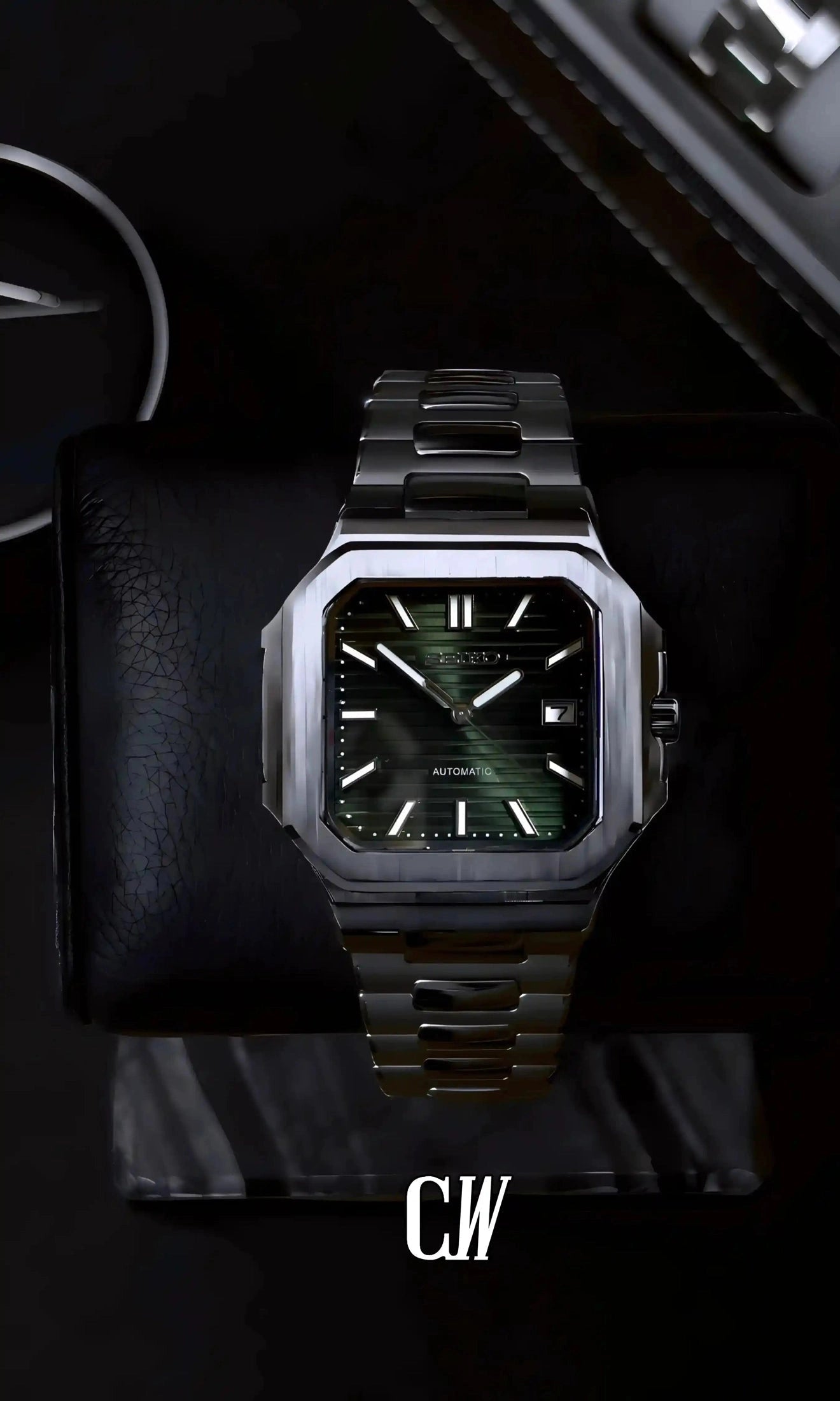 Cubito mod watch olive green-Circa Watch Labs