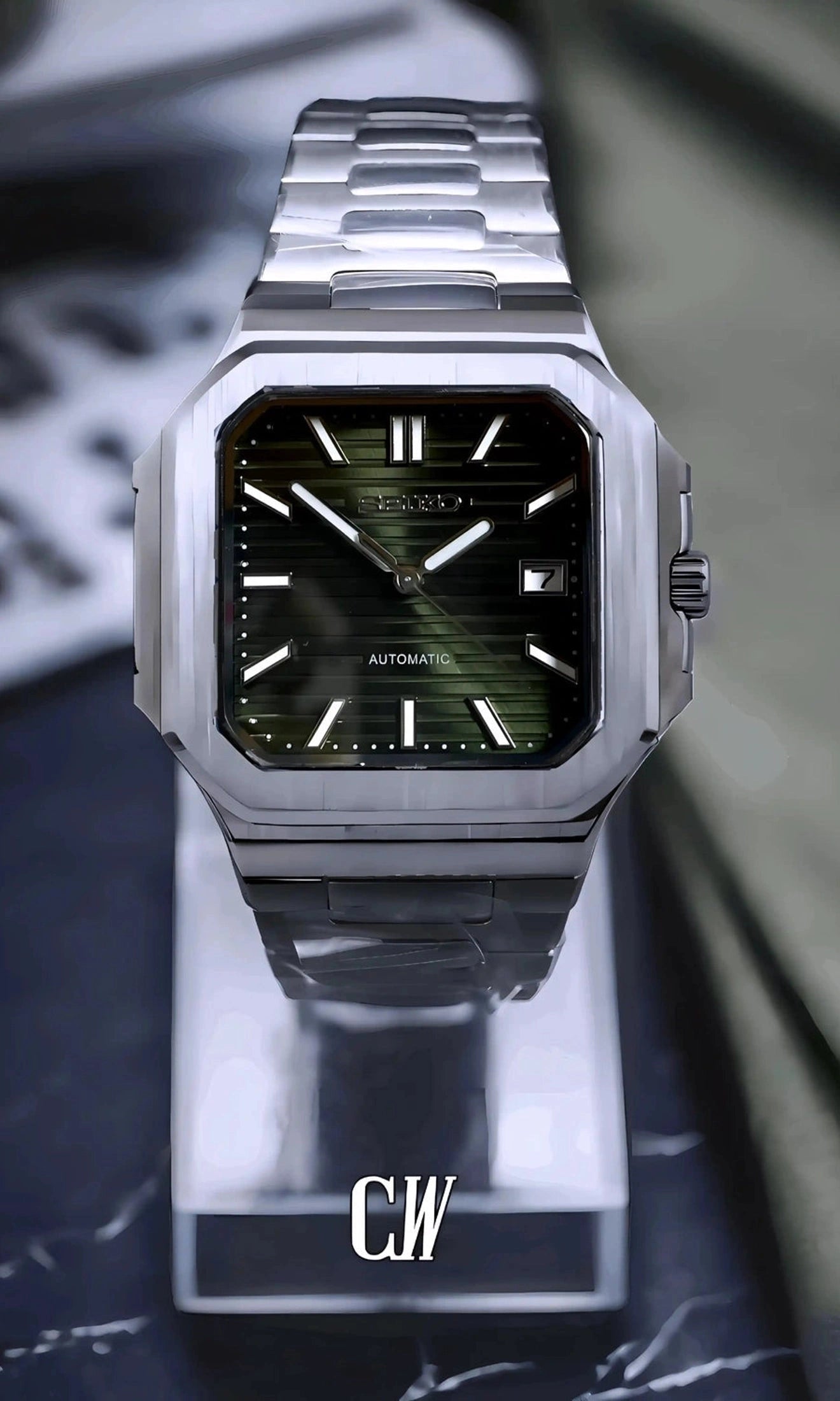 Cubito mod watch olive green-Circa Watch Labs