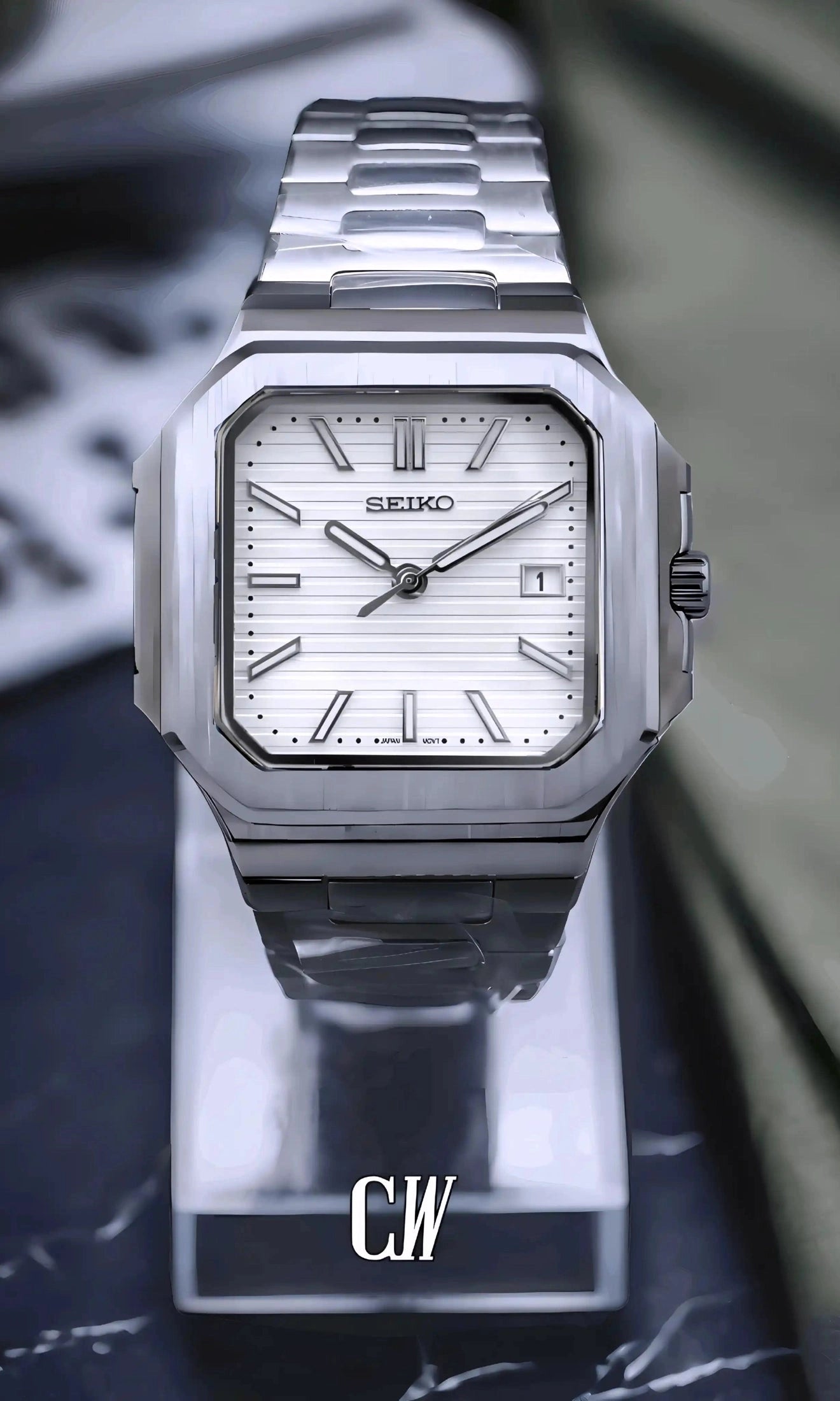 Cubito mod watch white-Circa Watch Labs