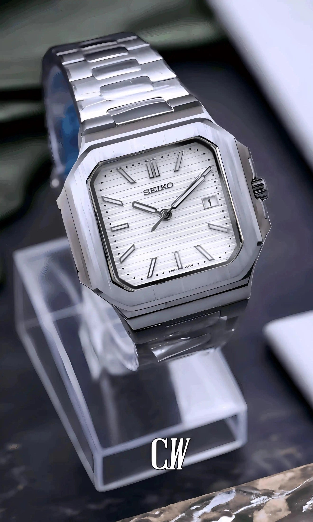 Cubito mod watch white-Circa Watch Labs