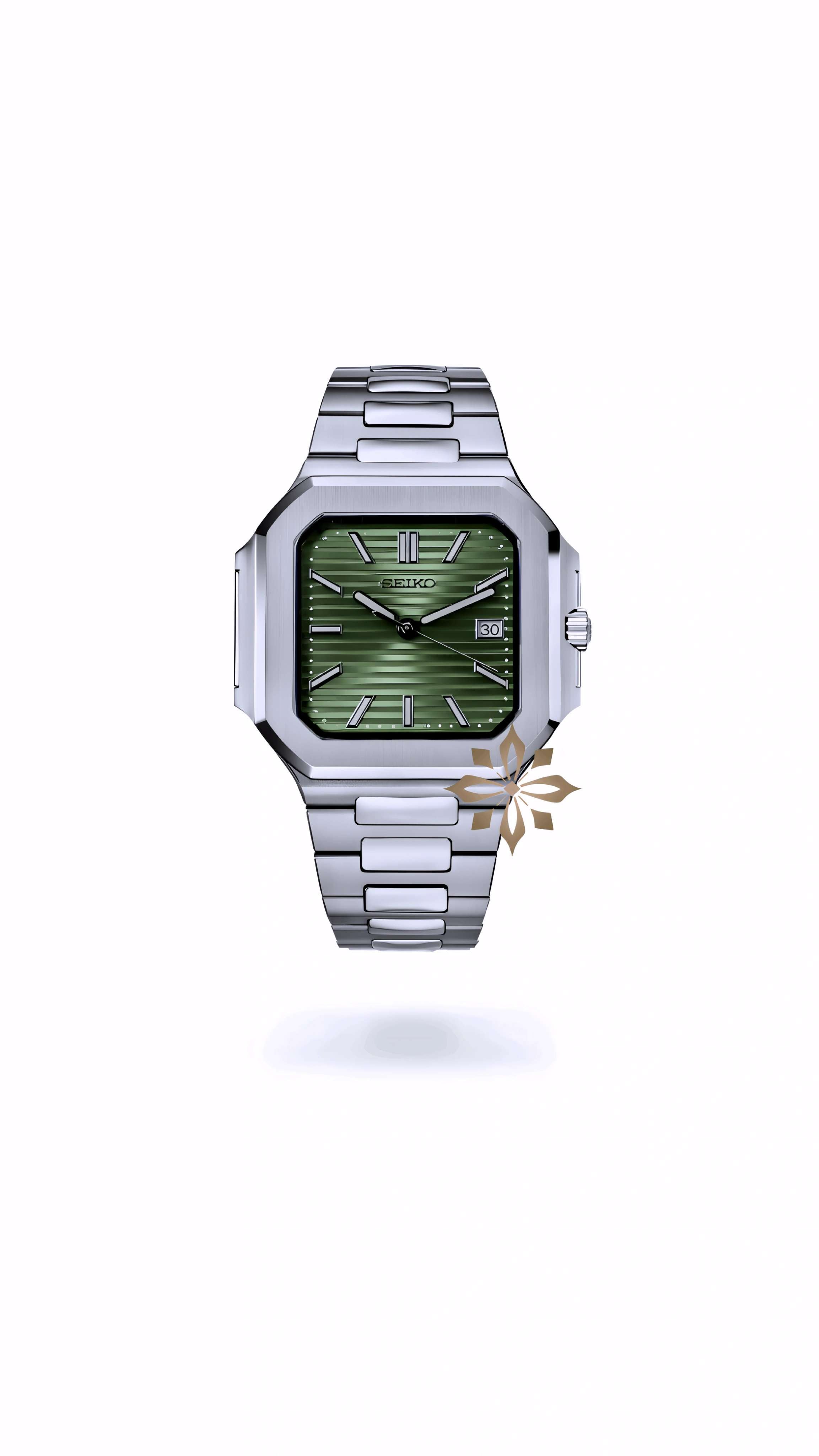 Seikocubitus mod watch olive green