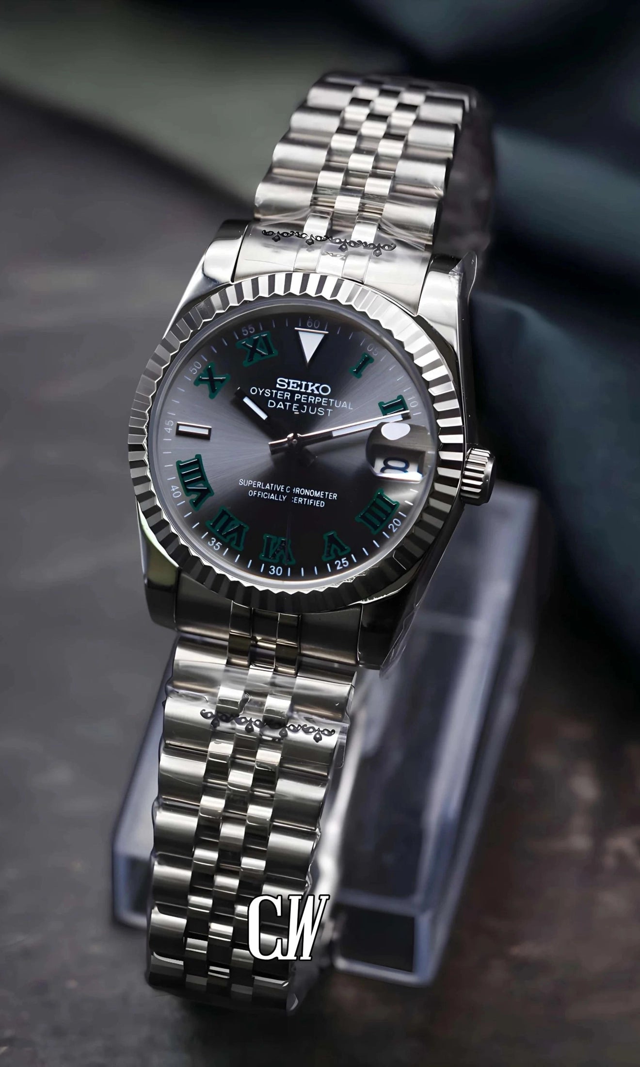 DJ Wimbledon watch silver-Circa Watch Labs