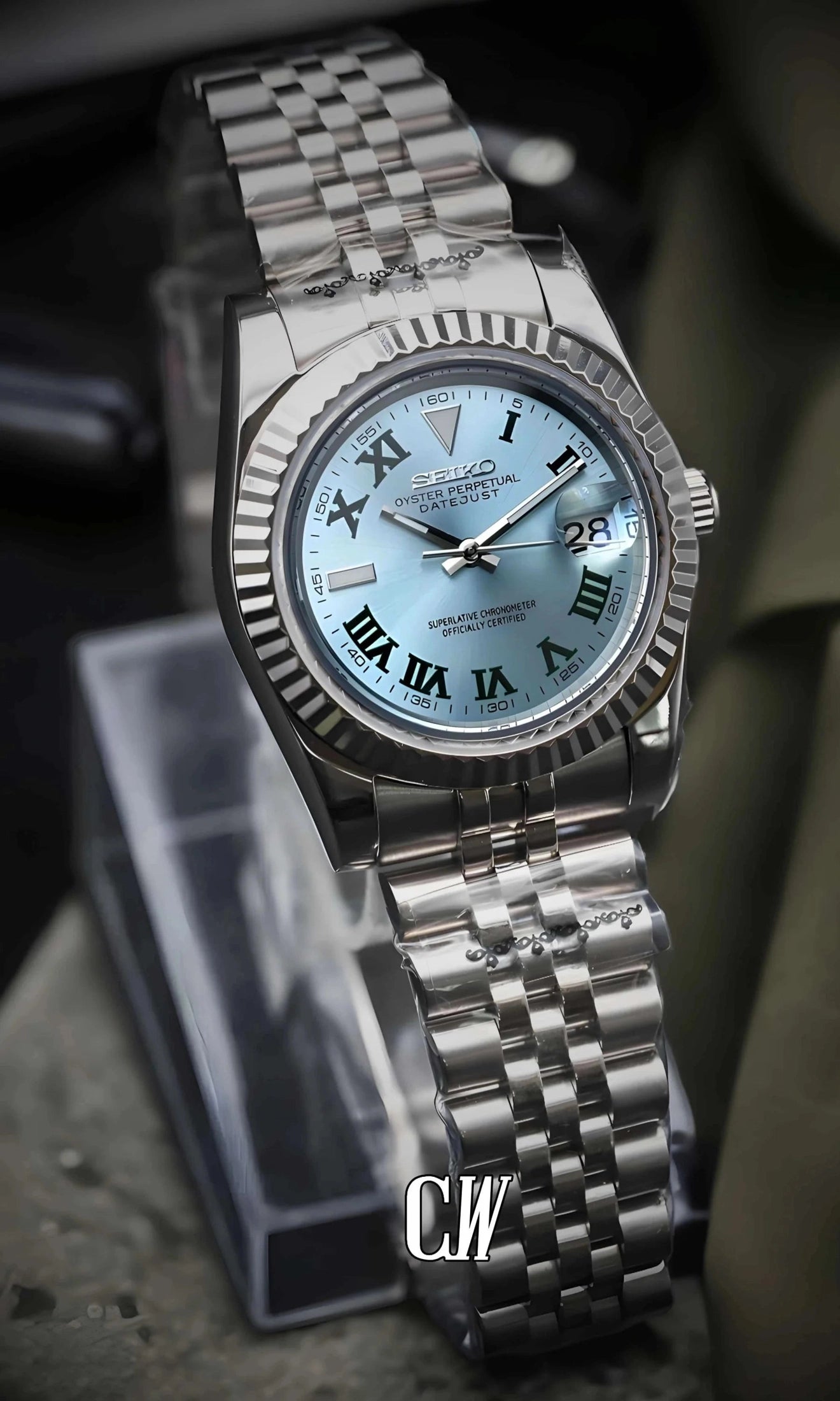 DJ mod Wimbledon watch blue-Circa Watch Labs