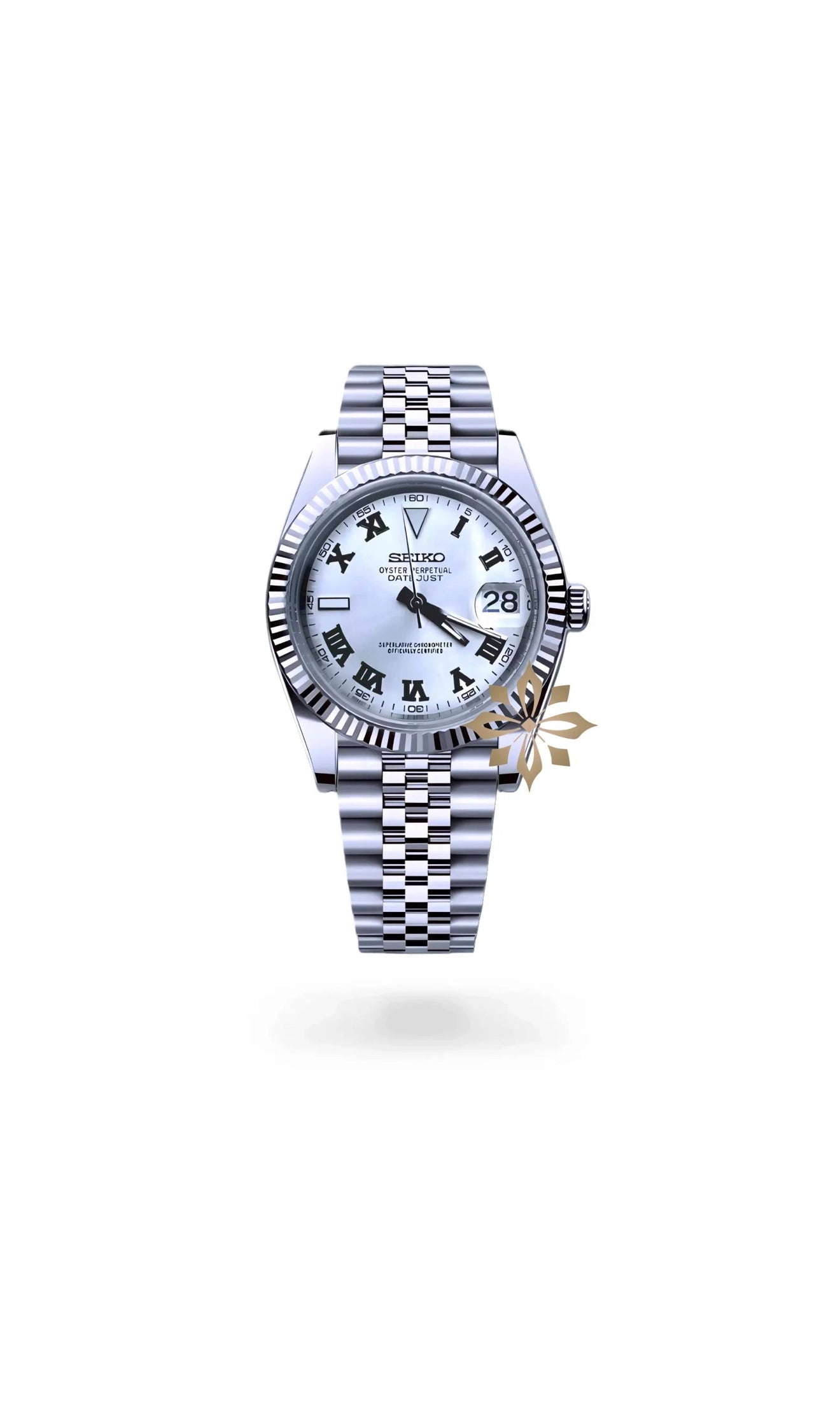 DJ mod Wimbledon watch white-Circa Watch Labs