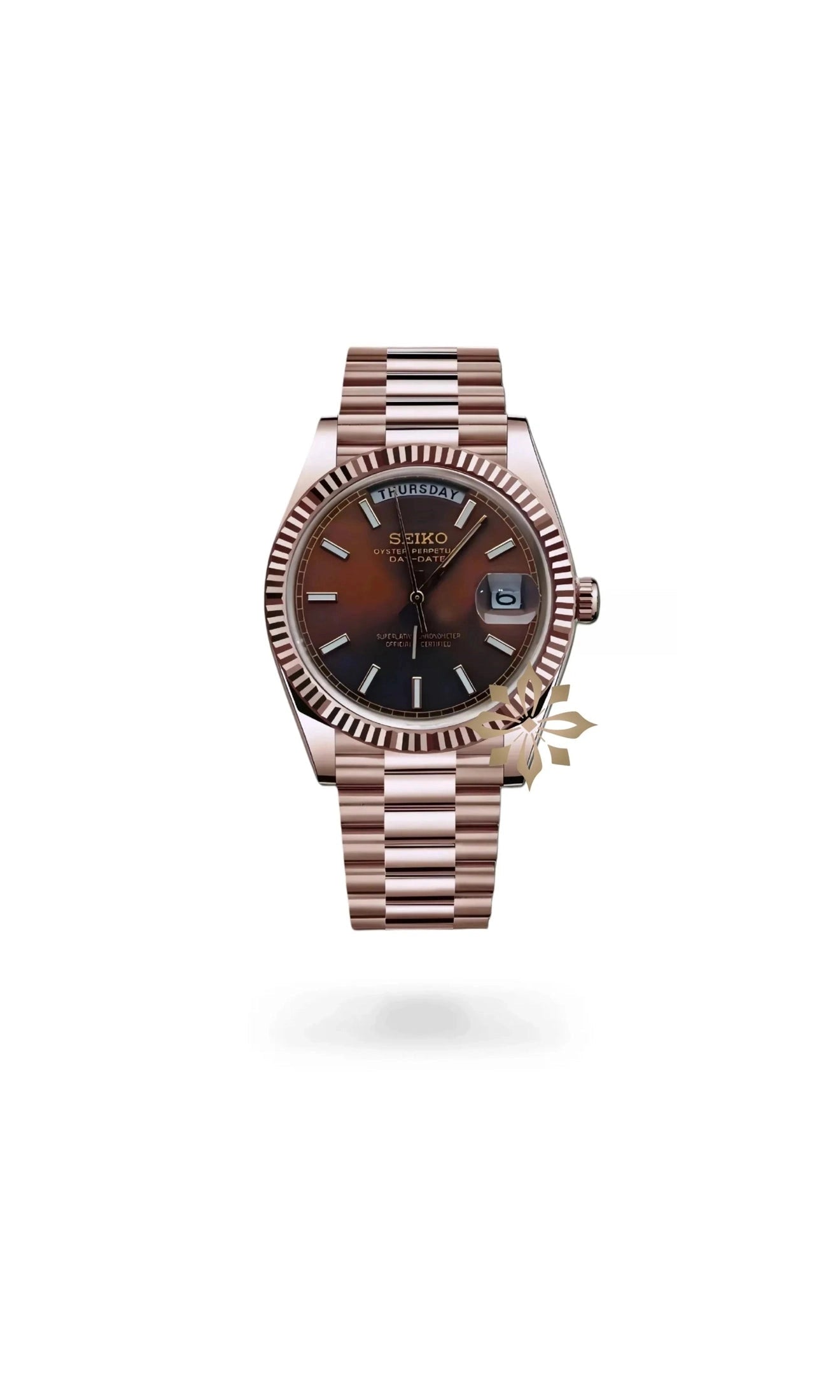 Daydate mod chocolate automatic watch-Circa Watch Labs