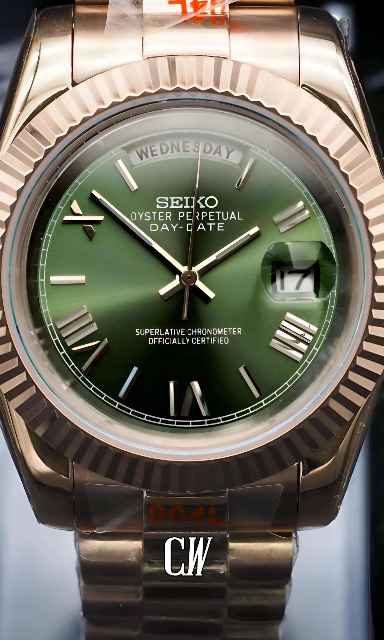 Daydate mod rose gold automatic watch-Circa Watch Labs