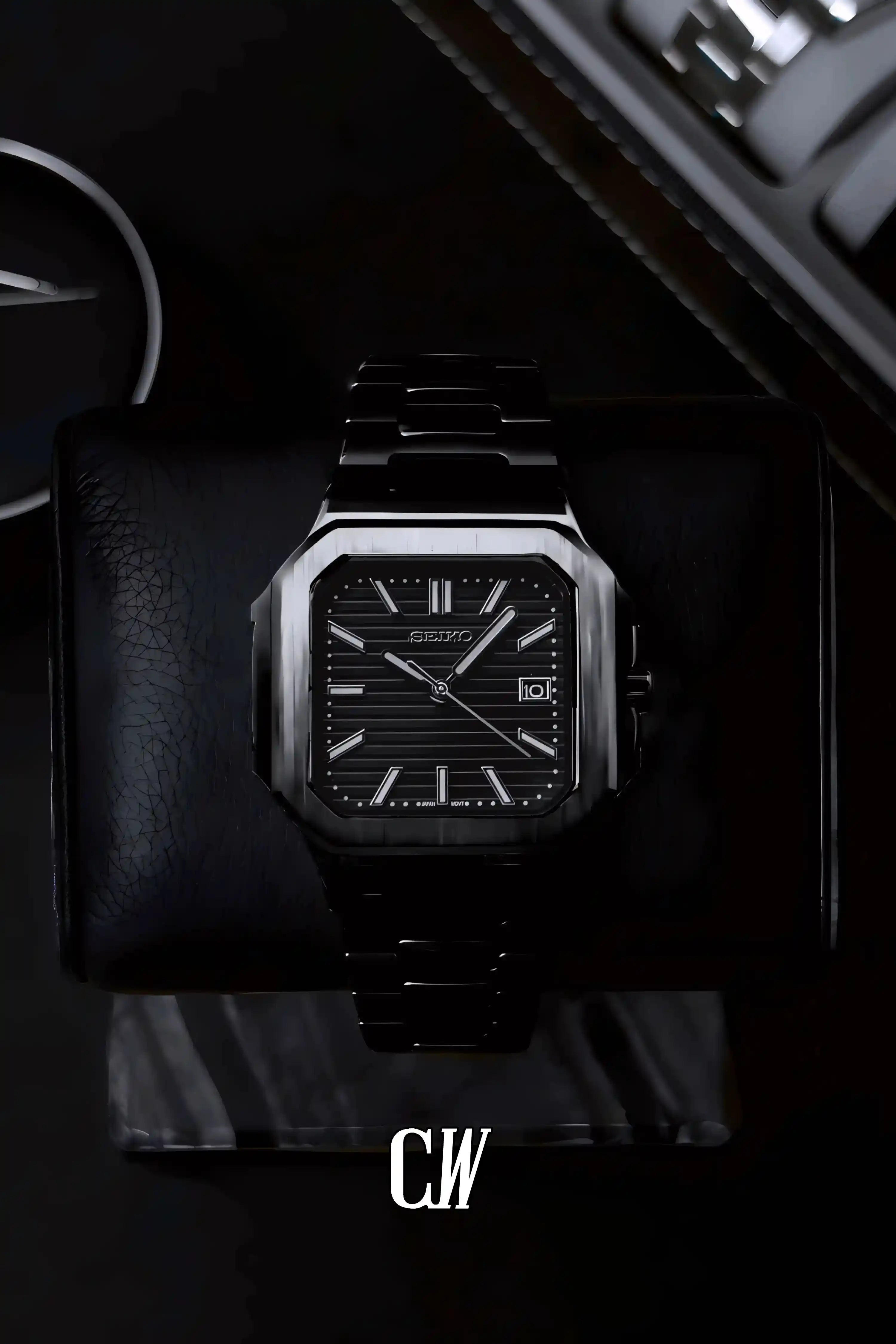 Seikocubitus mod watch triple black
