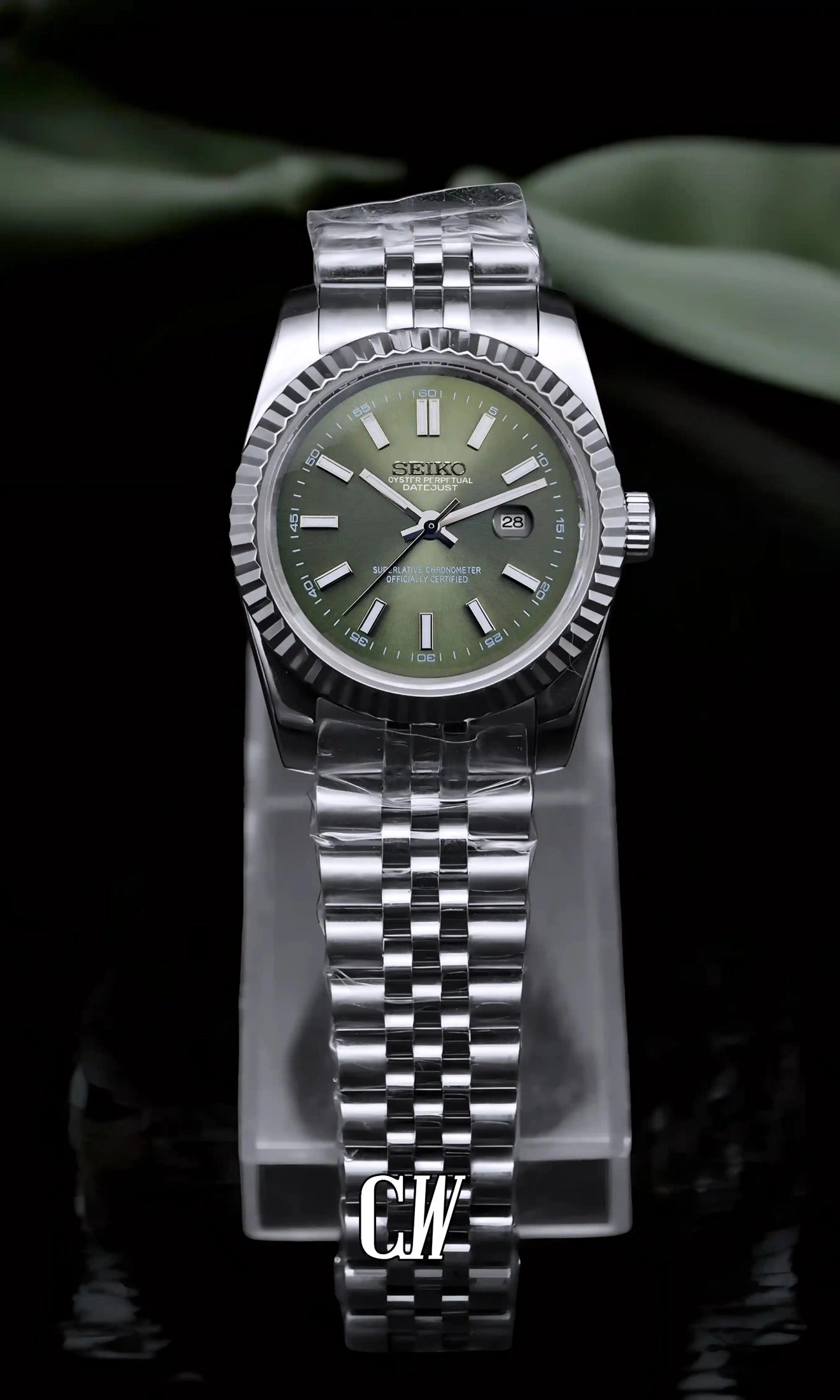 Ladies DJ mod watch 31mm olive green-Circa Watch Labs