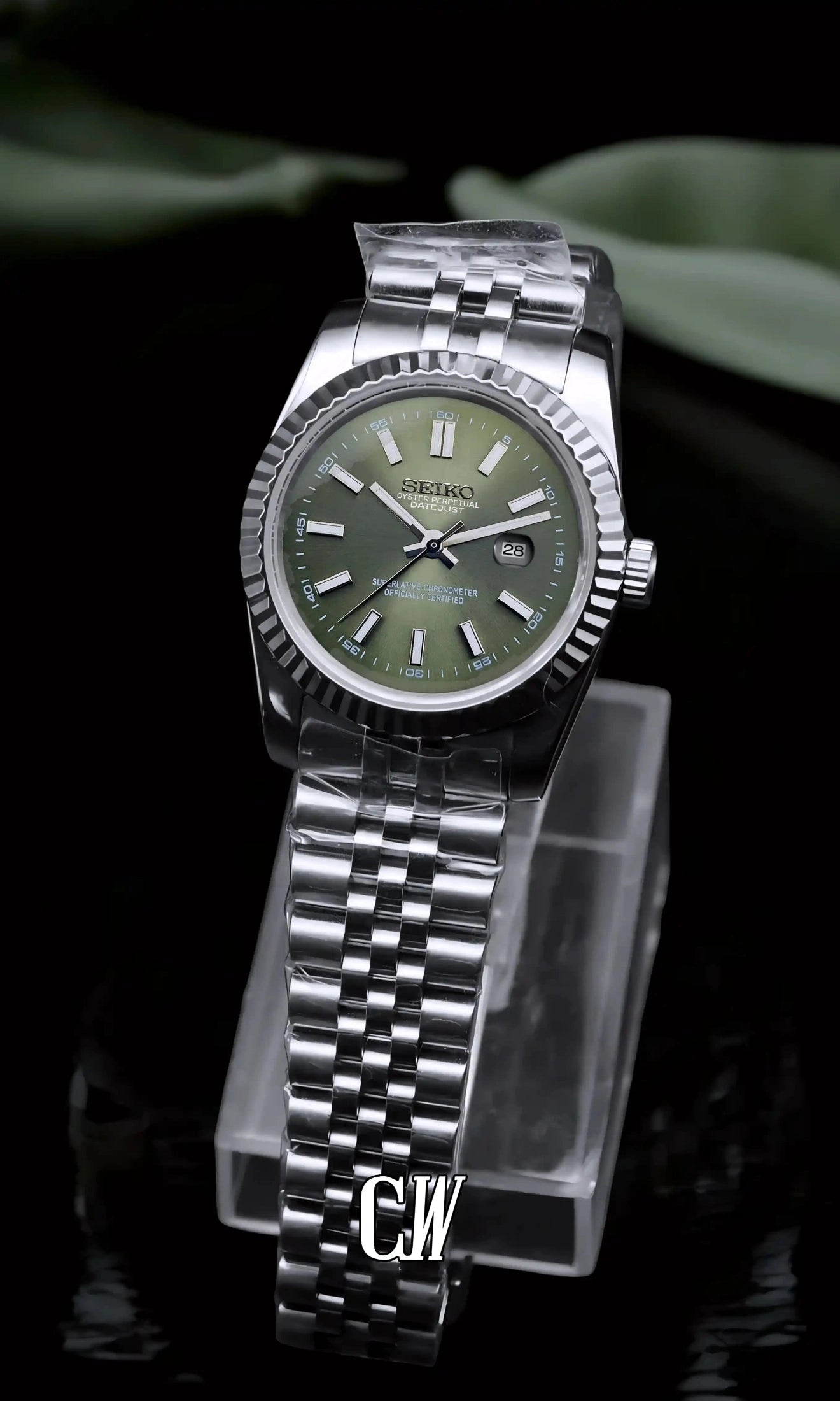 Ladies DJ mod watch 31mm olive green-Circa Watch Labs