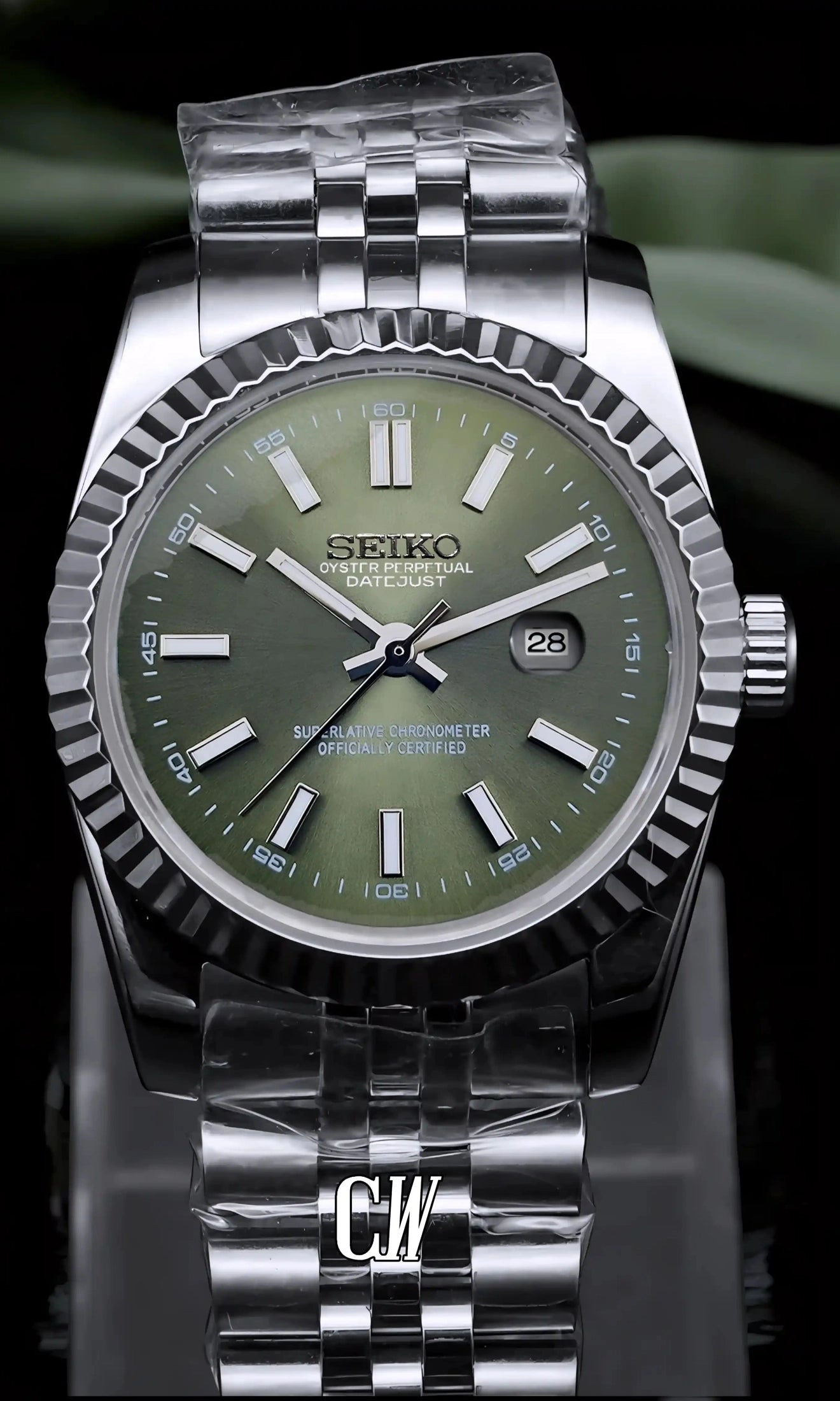 Ladies DJ mod watch 31mm olive green-Circa Watch Labs