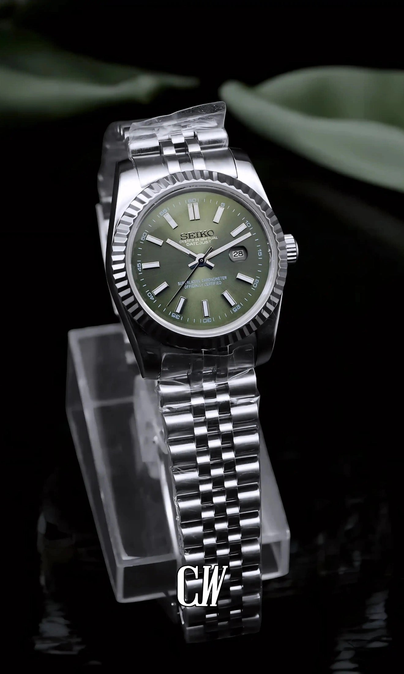 Ladies DJ mod watch 31mm olive green-Circa Watch Labs