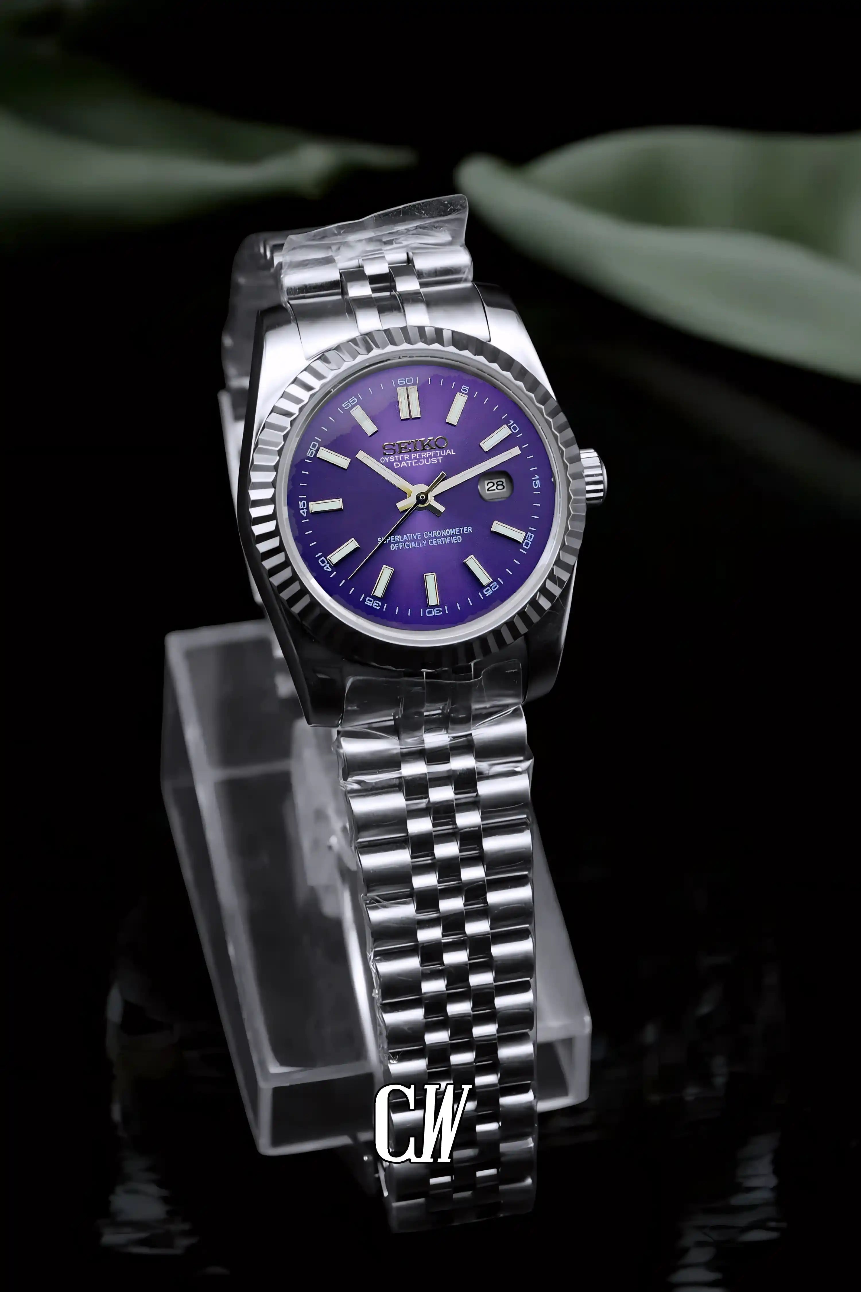 Ladies DJ mod watch 31mm purple-Circa Watch Labs