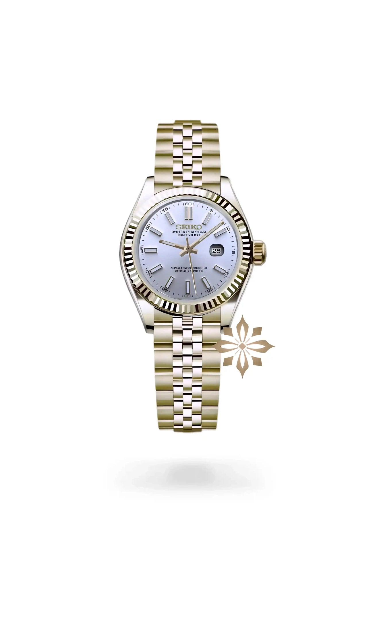 Ladies DJ mod watch 31mm white gold-Circa Watch Labs
