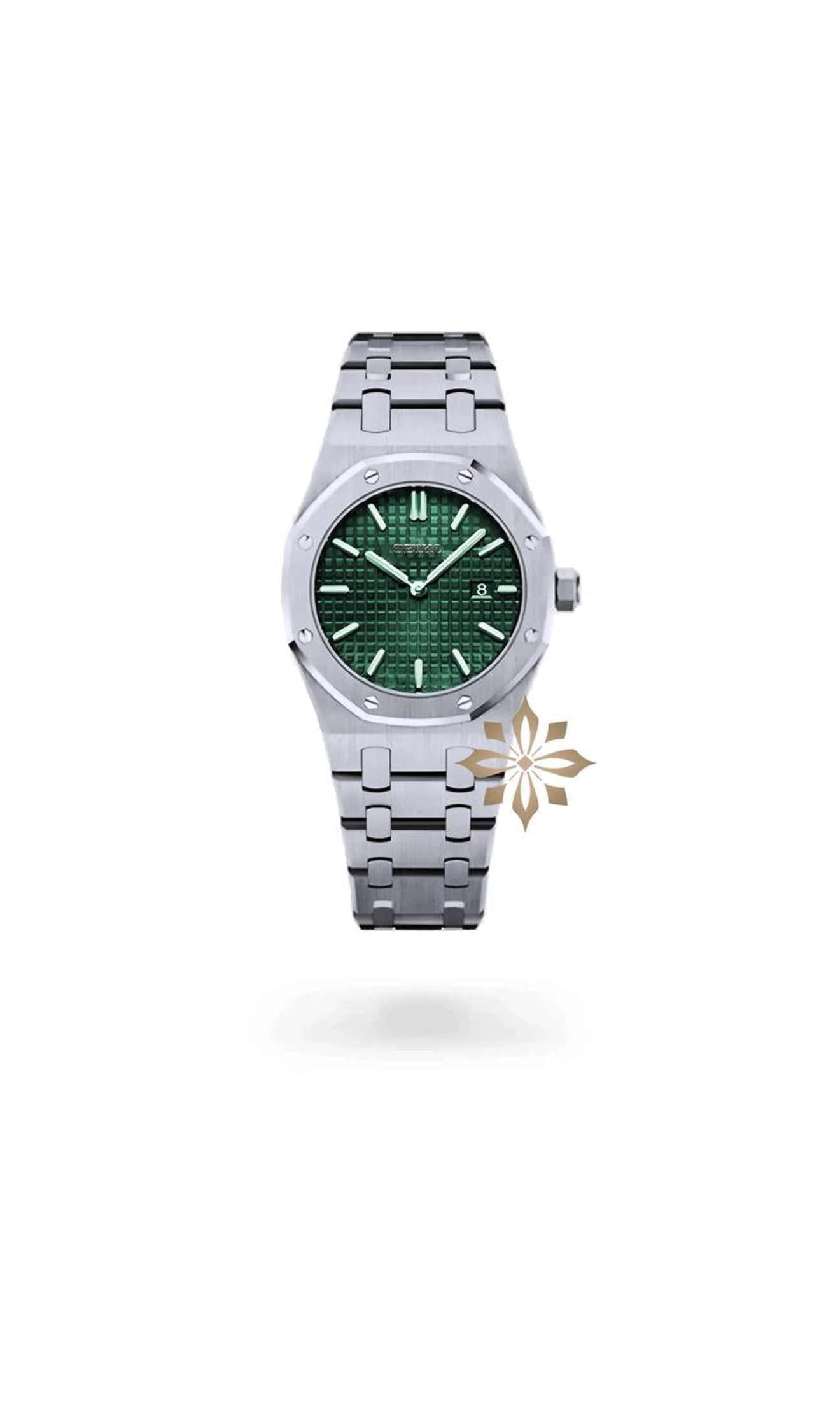 Ladies mod oak watch 'Green'-Circa Watch Labs