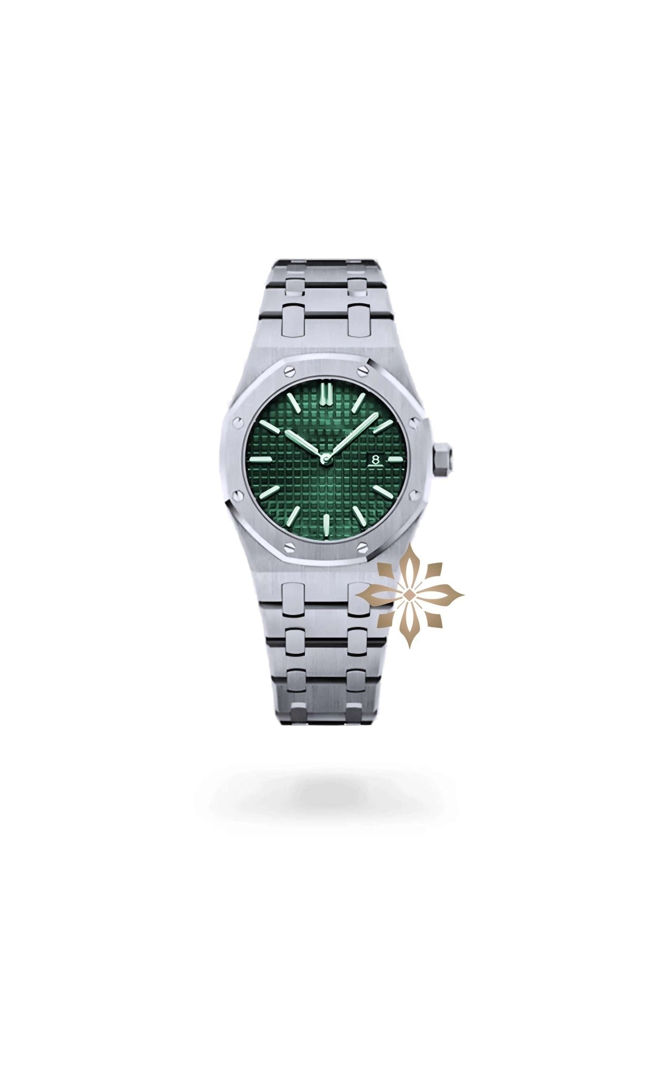 Ladies-mod-oak-watch-Green-