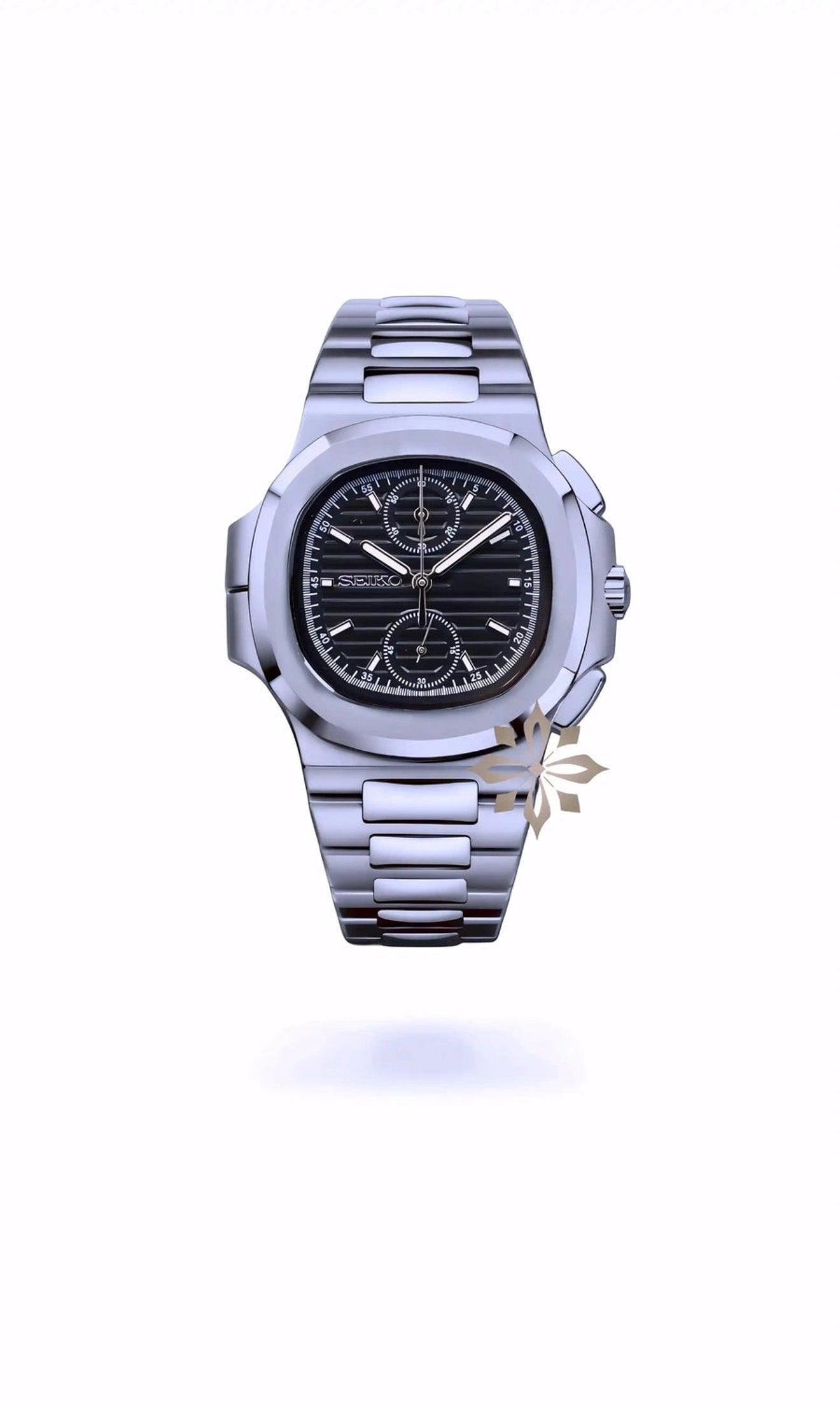 Nautiko mod chronograph watch black-Circa Watch Labs