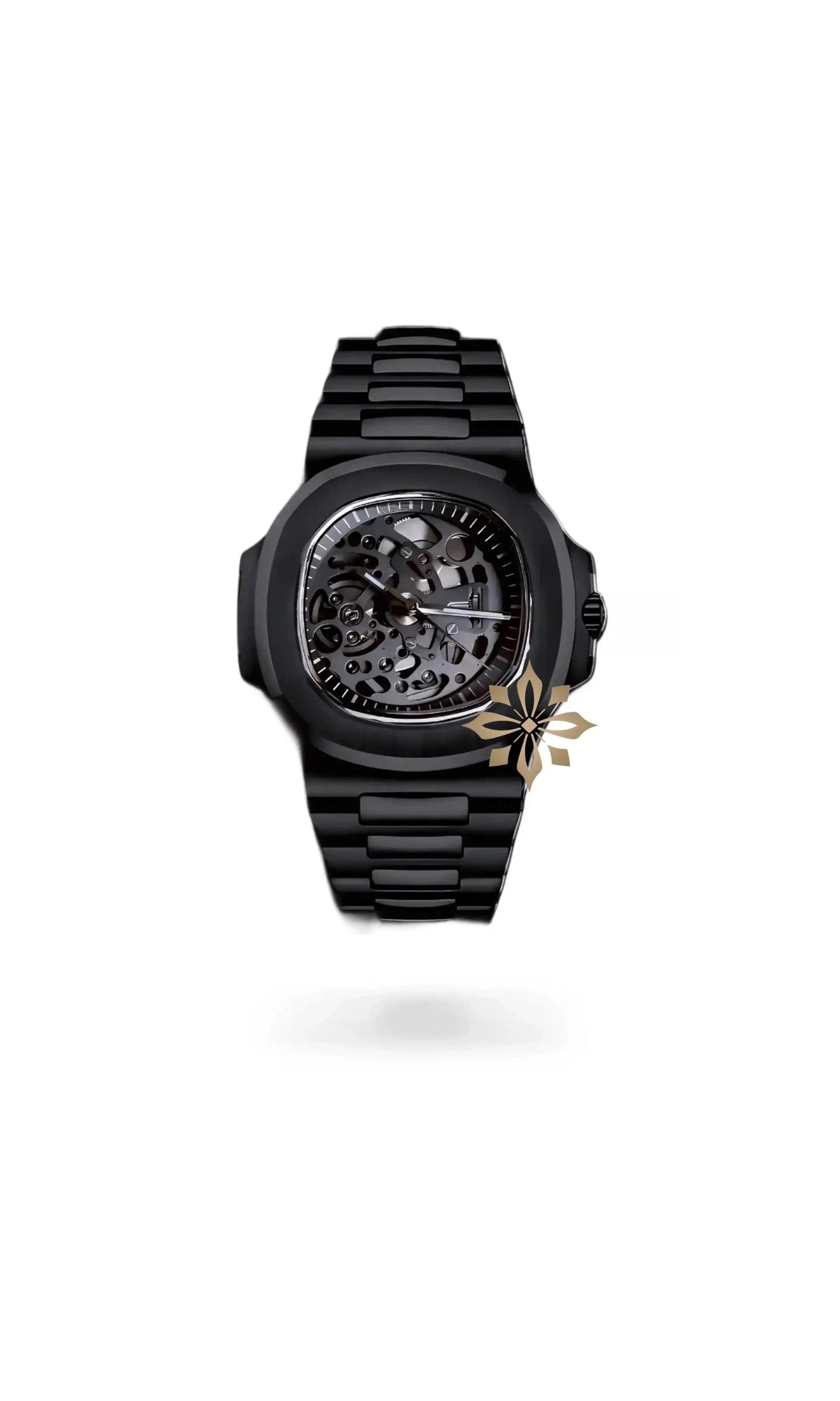 Nautiko mod skeleton watch triple black-Circa Watch Labs