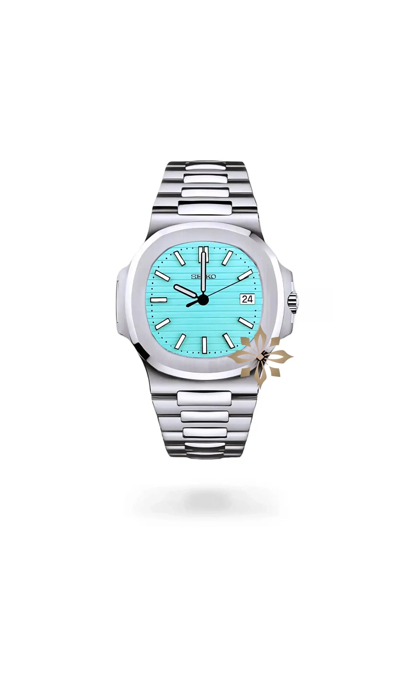 Nautiko mod watch in 'tiffany' blue-Circa Watch Labs