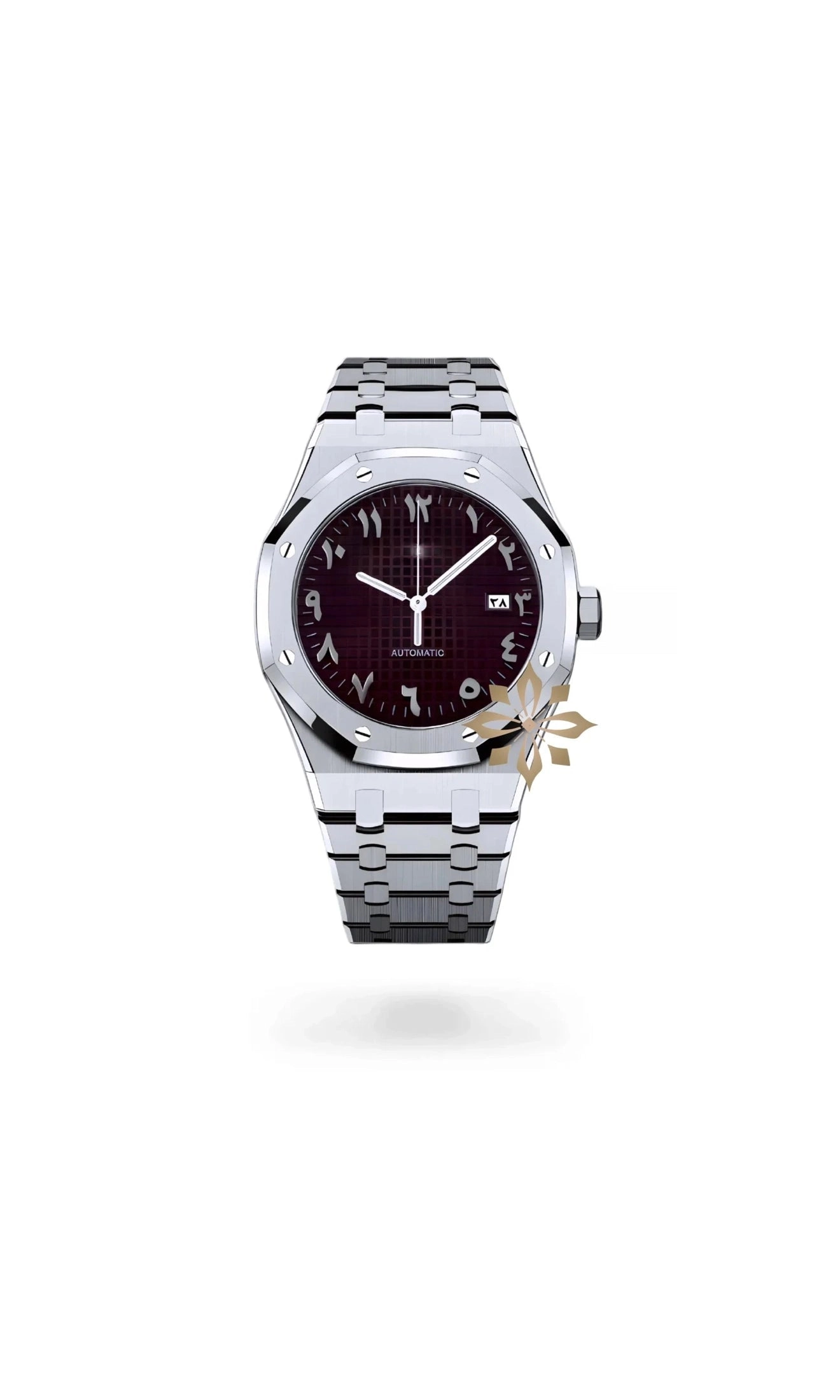 Oak mod automatic watch 'brown' arabic