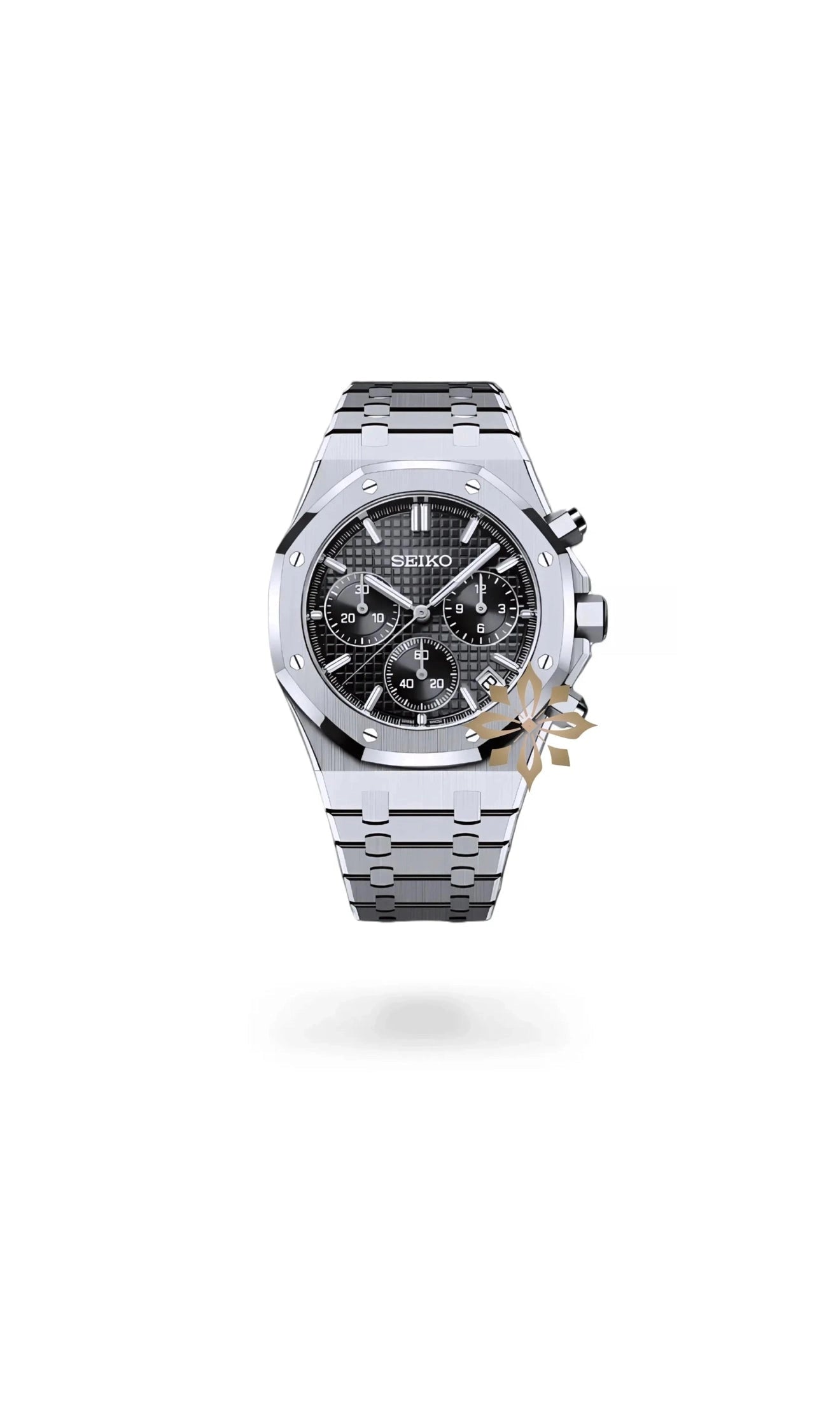 Oak mod chronograph black watch-Circa Watch Labs