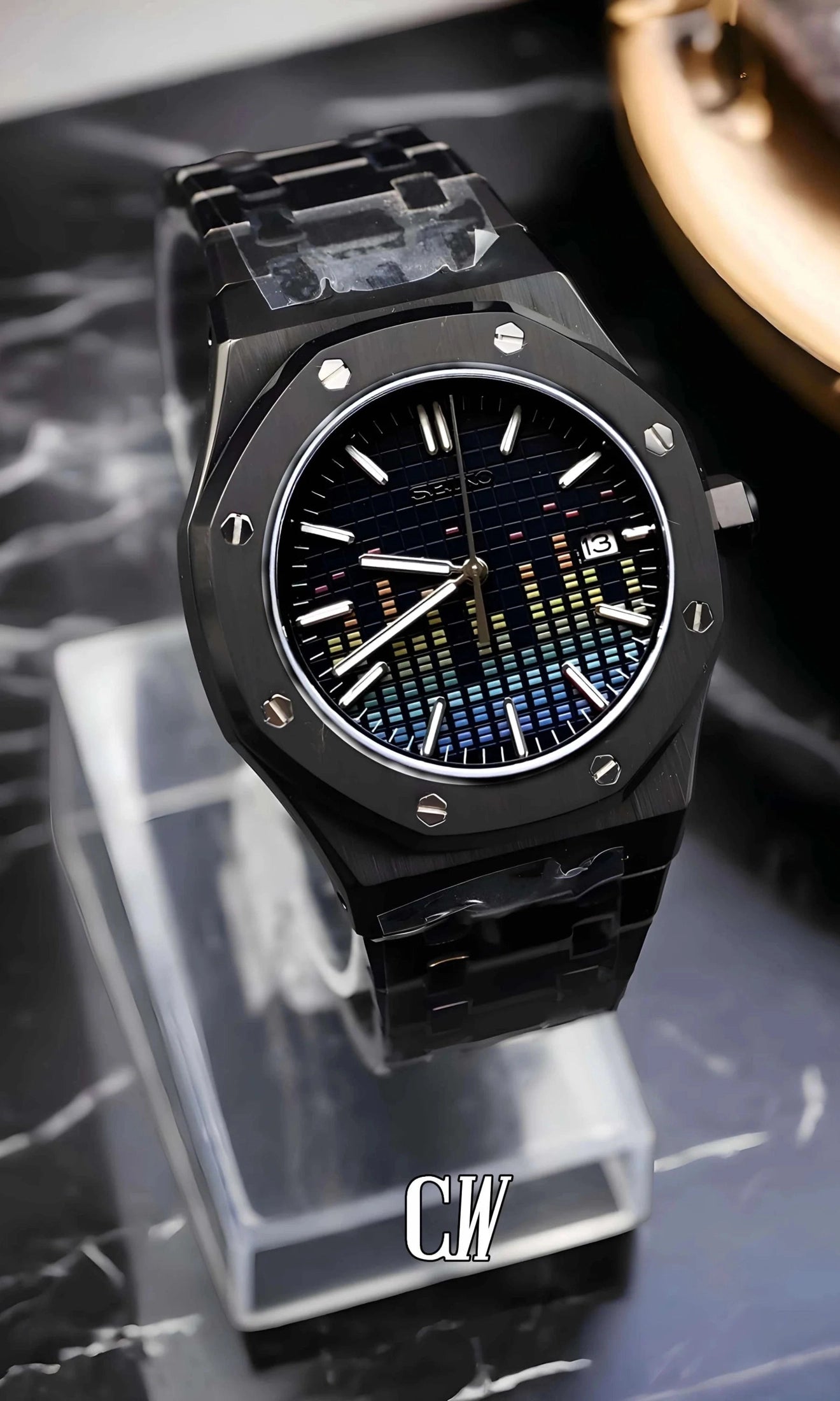 Oak mod watch 'Music dial' limited edition-Circa Watch Labs